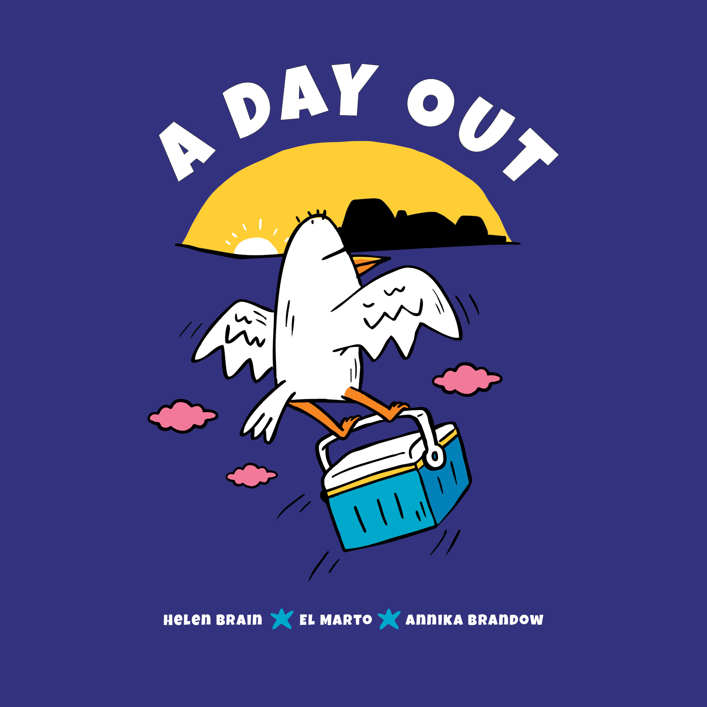 A Day Out — original illustrated page 1, English text included