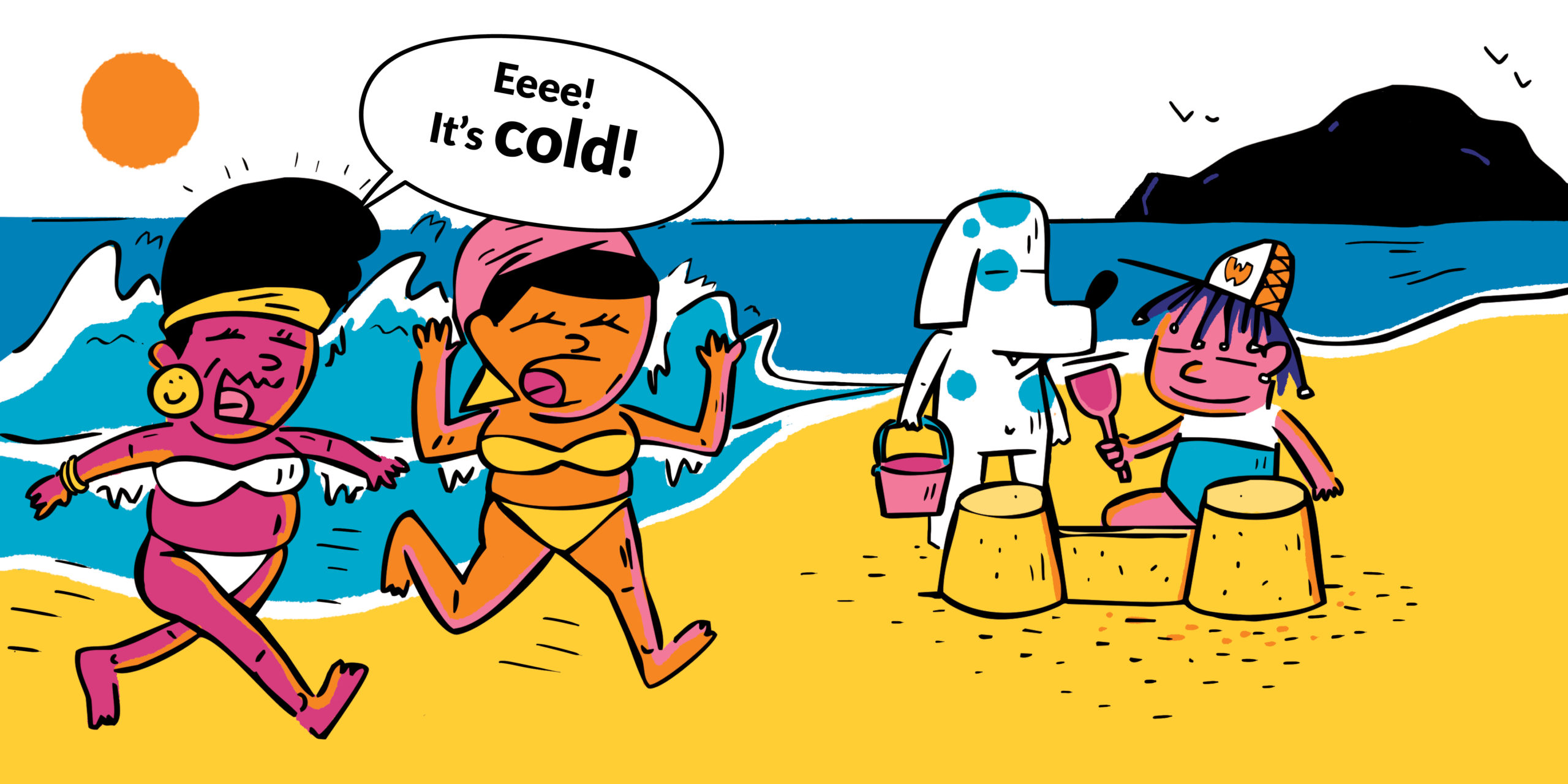 A Day Out — original illustrated page 7, English text included