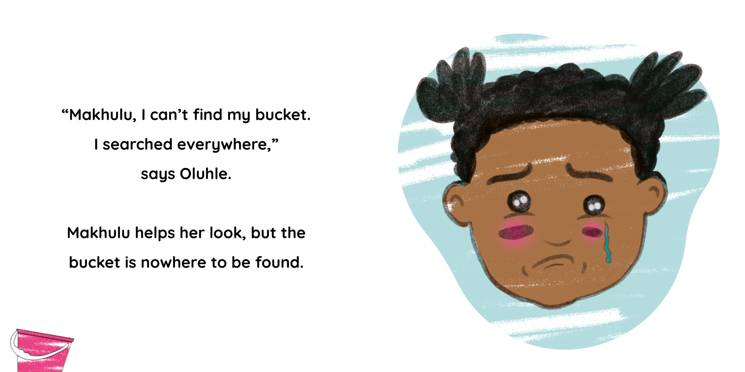A trip to the tap — original illustrated page 7, English text included