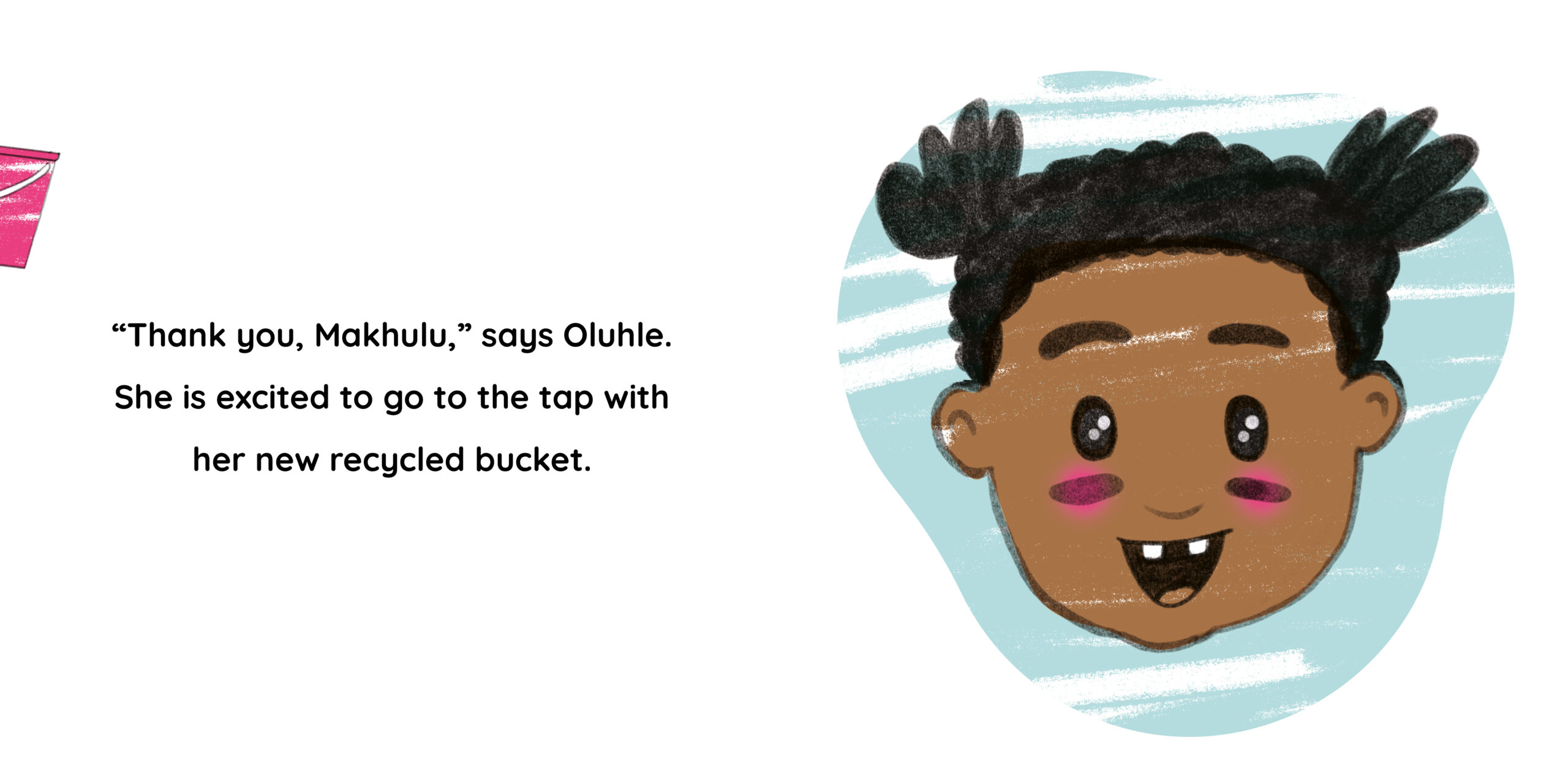 A trip to the tap — original illustrated page 10, English text included