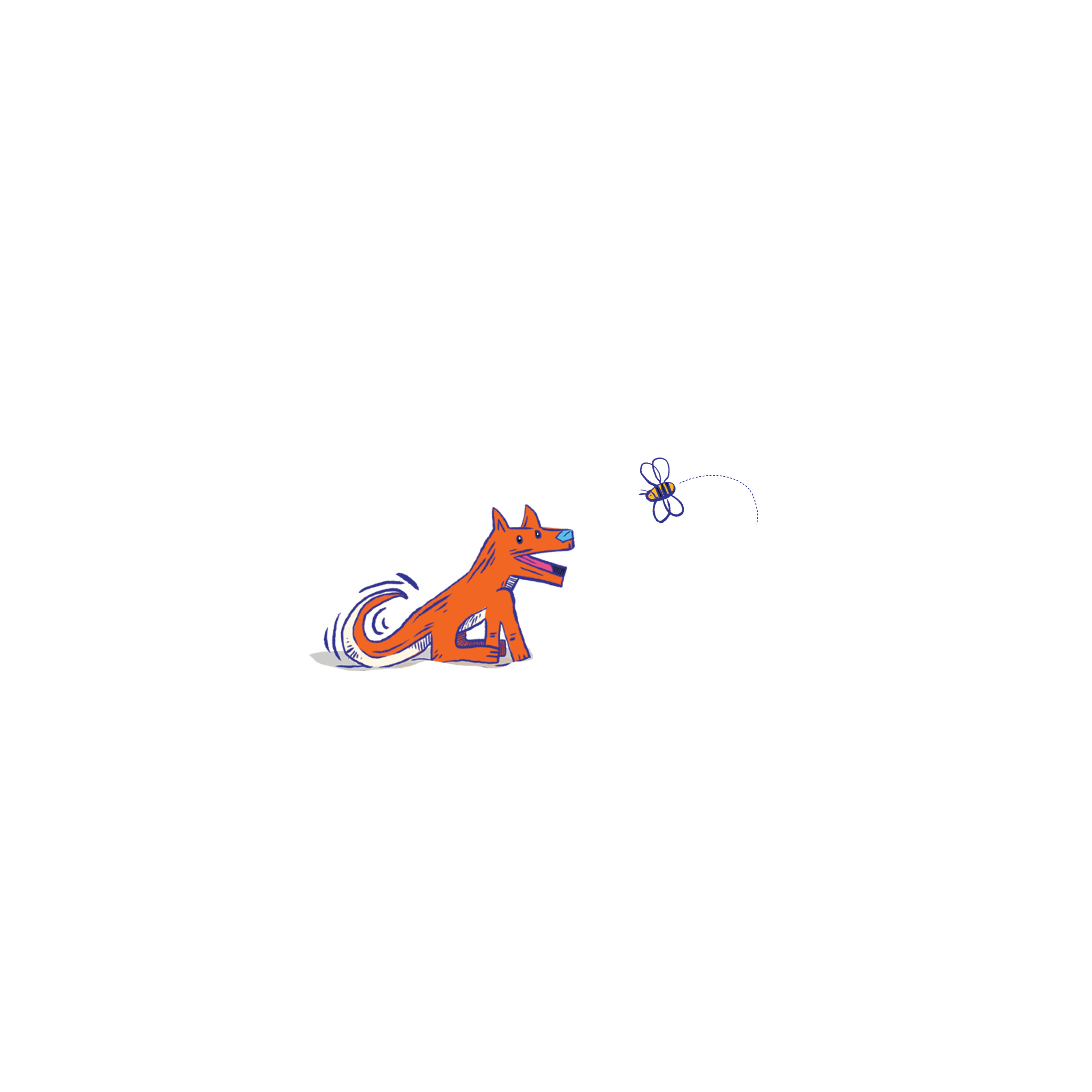AAAAAHHH!!!! Mmawe! — original illustrated page 14, English text included