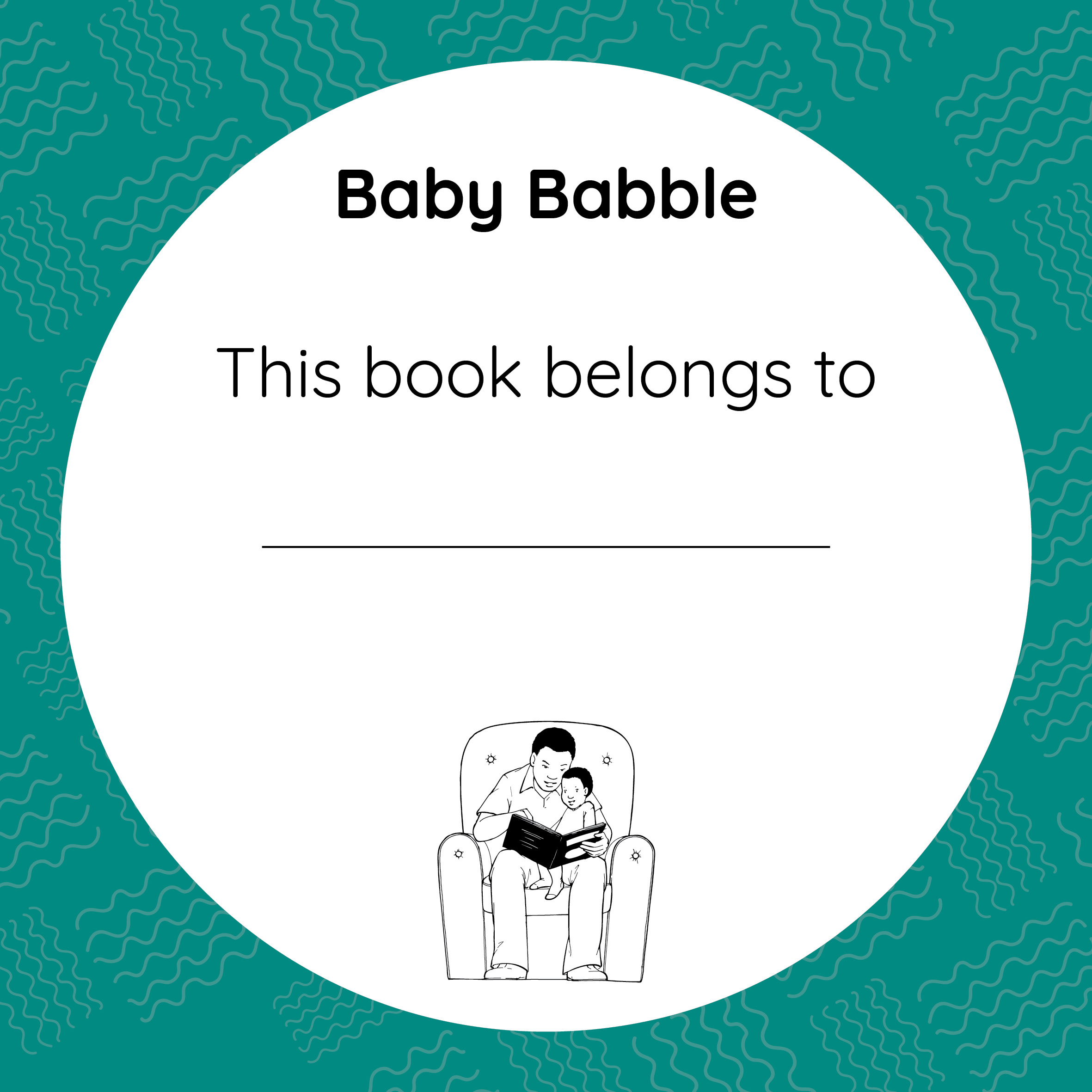 Baby Babble — original illustrated page 2, English text included