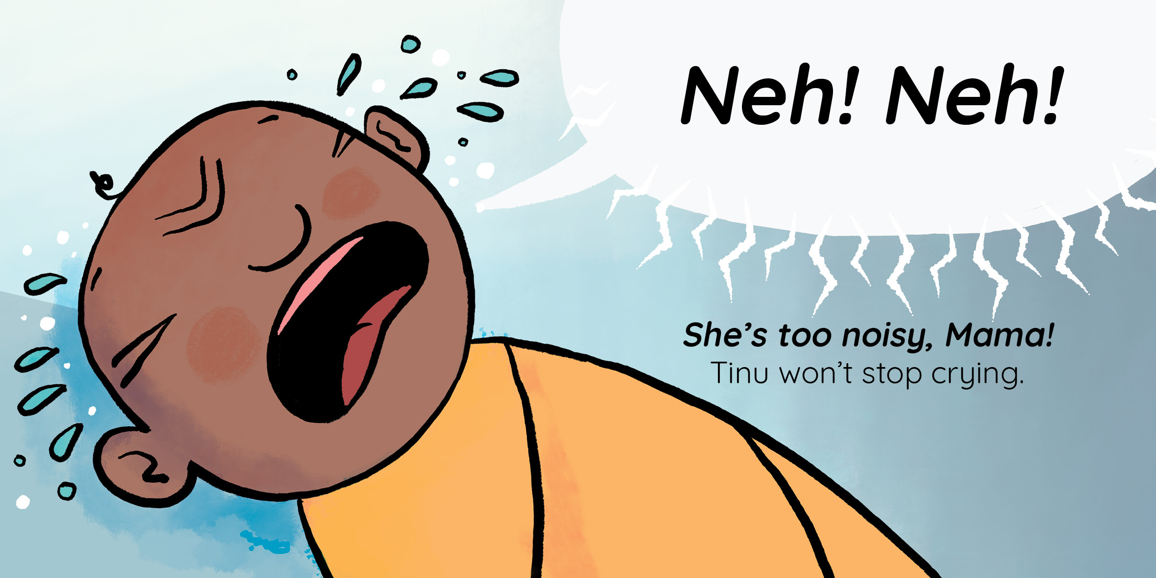 Baby Talk — original illustrated page 4, English text included