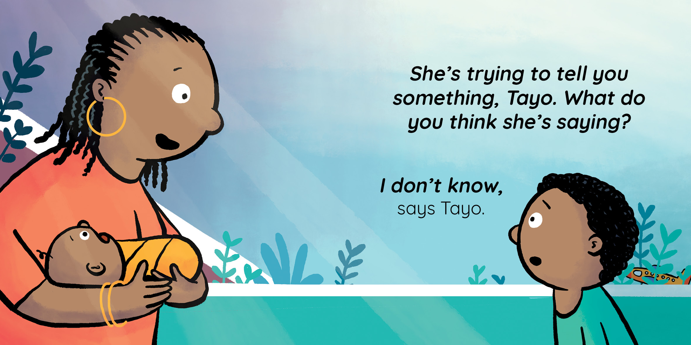 Baby Talk — original illustrated page 5, English text included