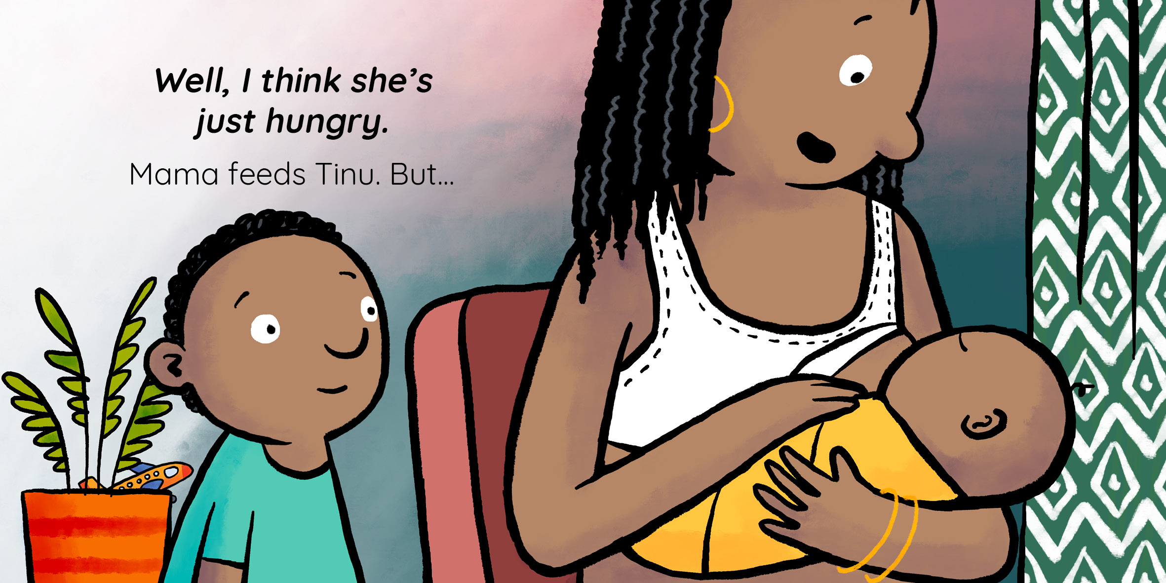 Baby Talk — original illustrated page 6, English text included