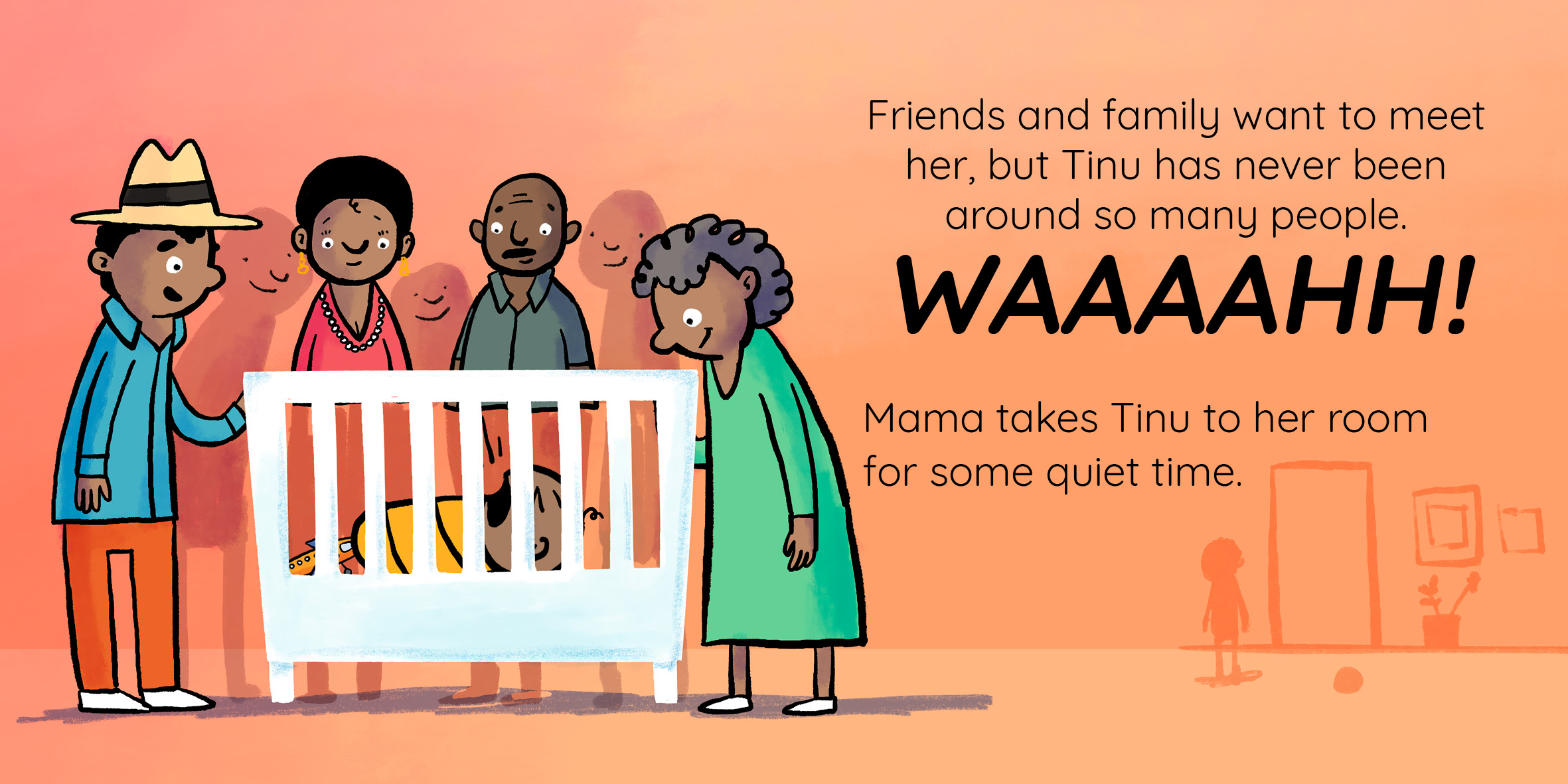 Baby Talk — original illustrated page 9, English text included