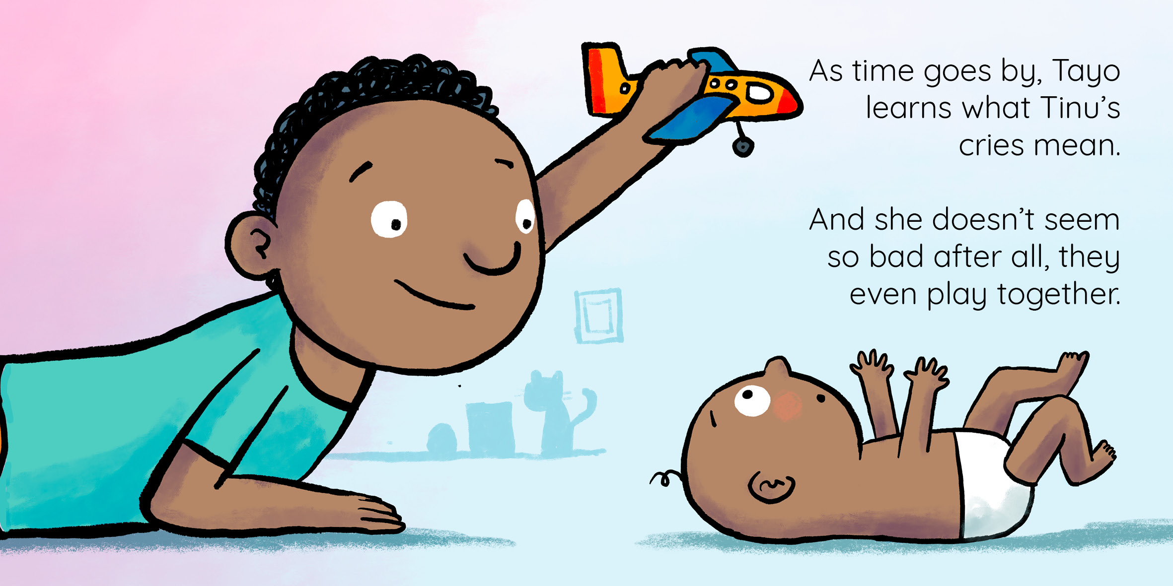 Baby Talk — original illustrated page 10, English text included