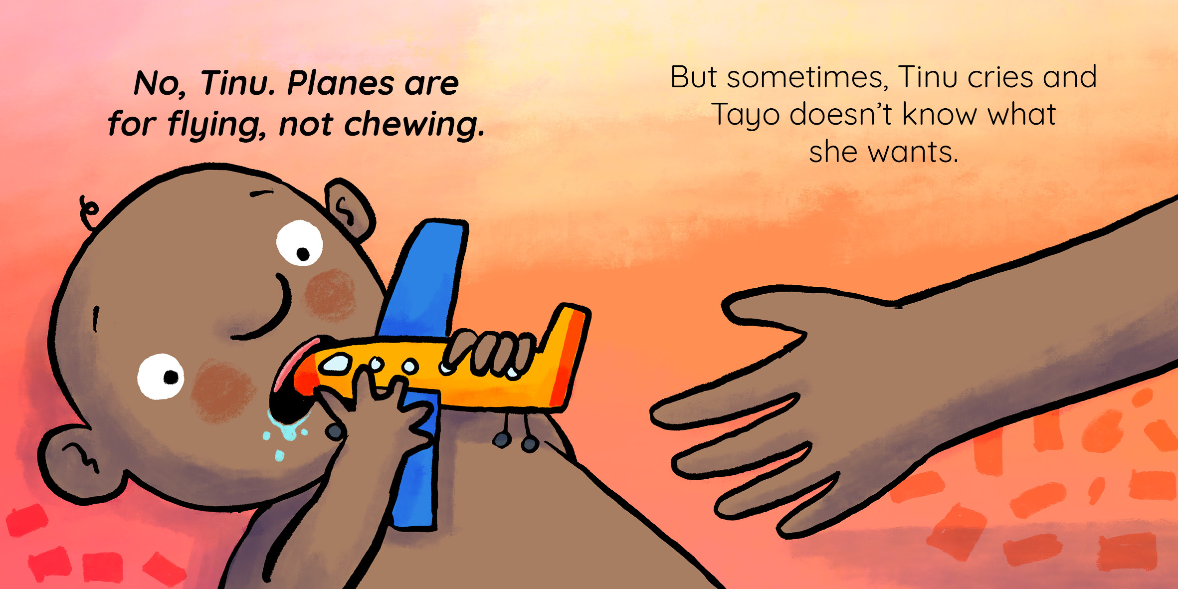 Baby Talk — original illustrated page 11, English text included