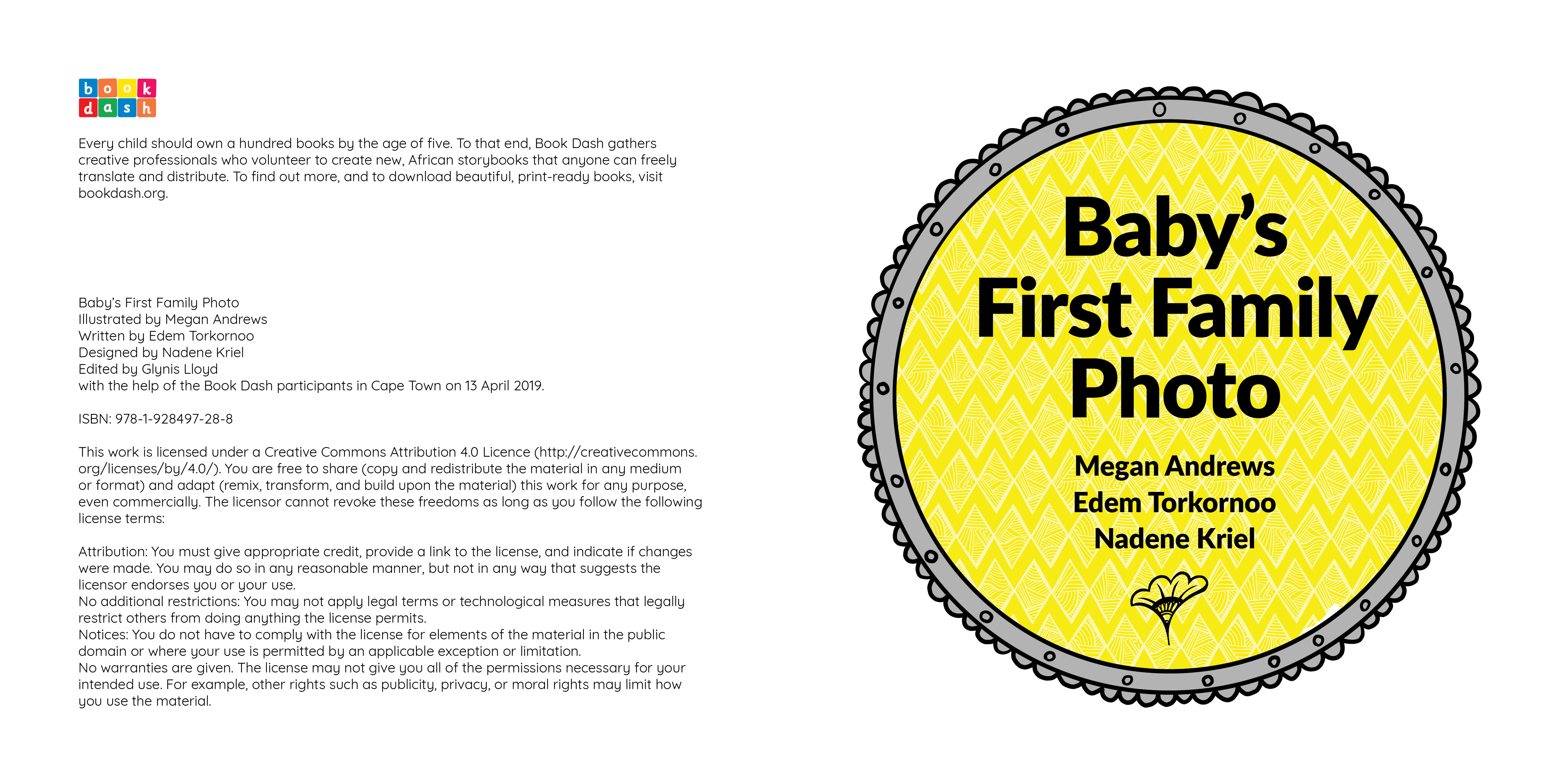 Baby’s First Family Photo — original illustrated page 4, English text included