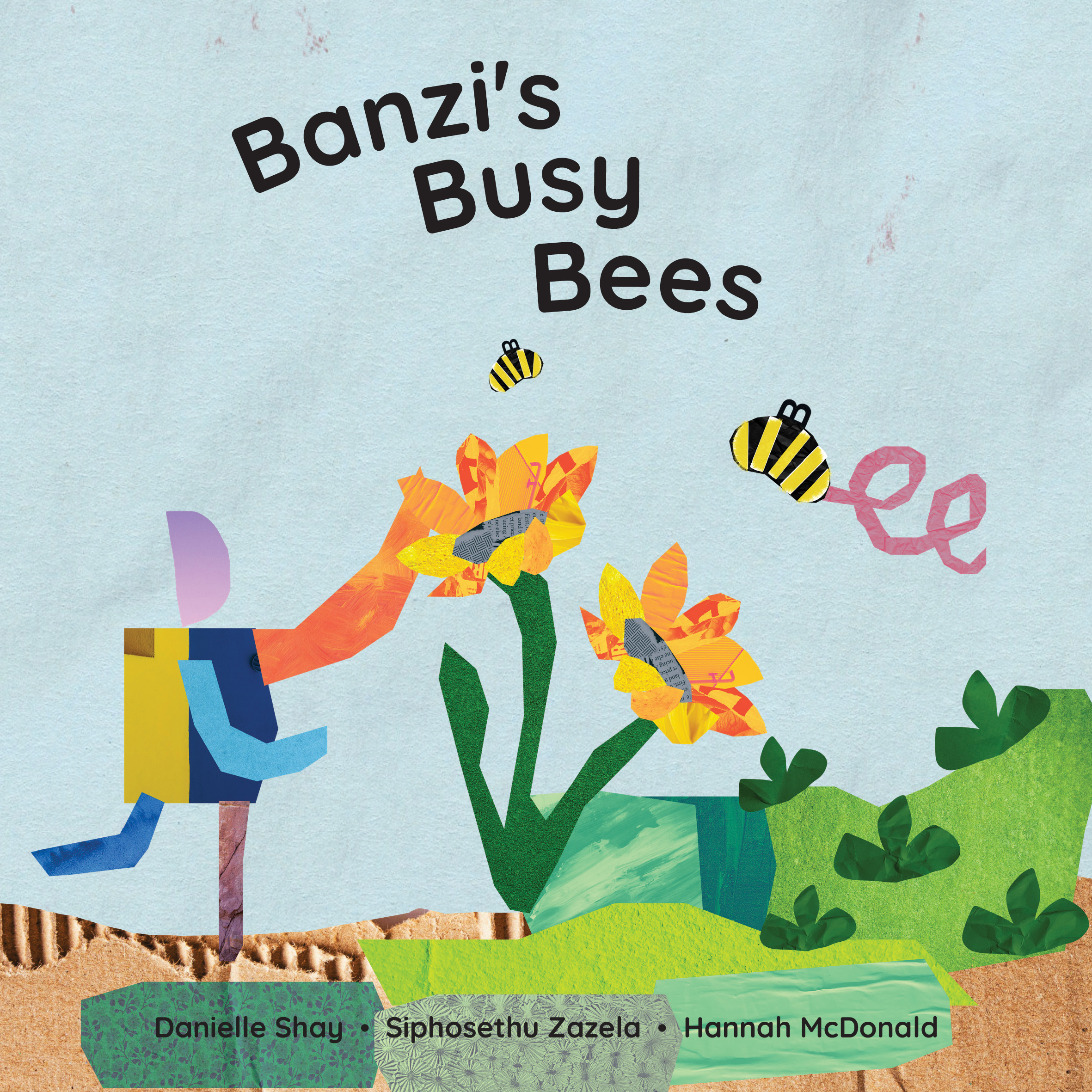 Banzi’s Busy Bees — original illustrated page 1, English text included