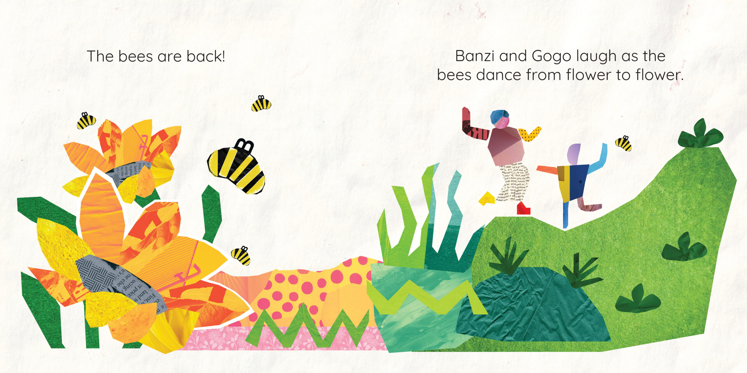 Banzi’s Busy Bees — original illustrated page 13, English text included