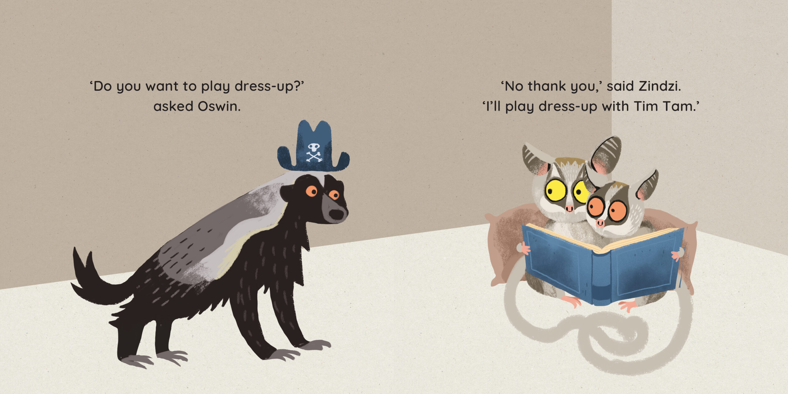 Best Friends — original illustrated page 3, English text included