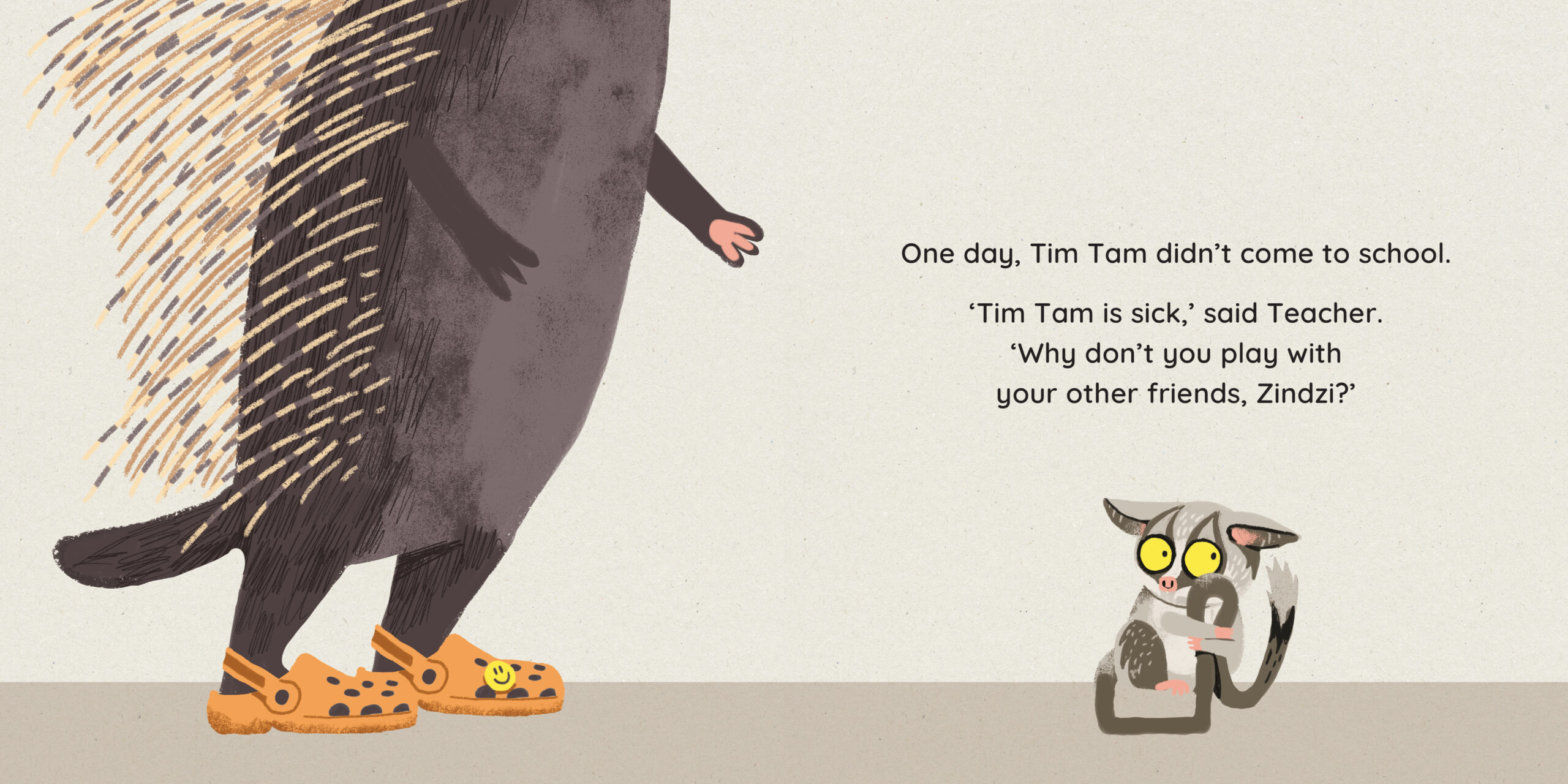 Best Friends — original illustrated page 6, English text included