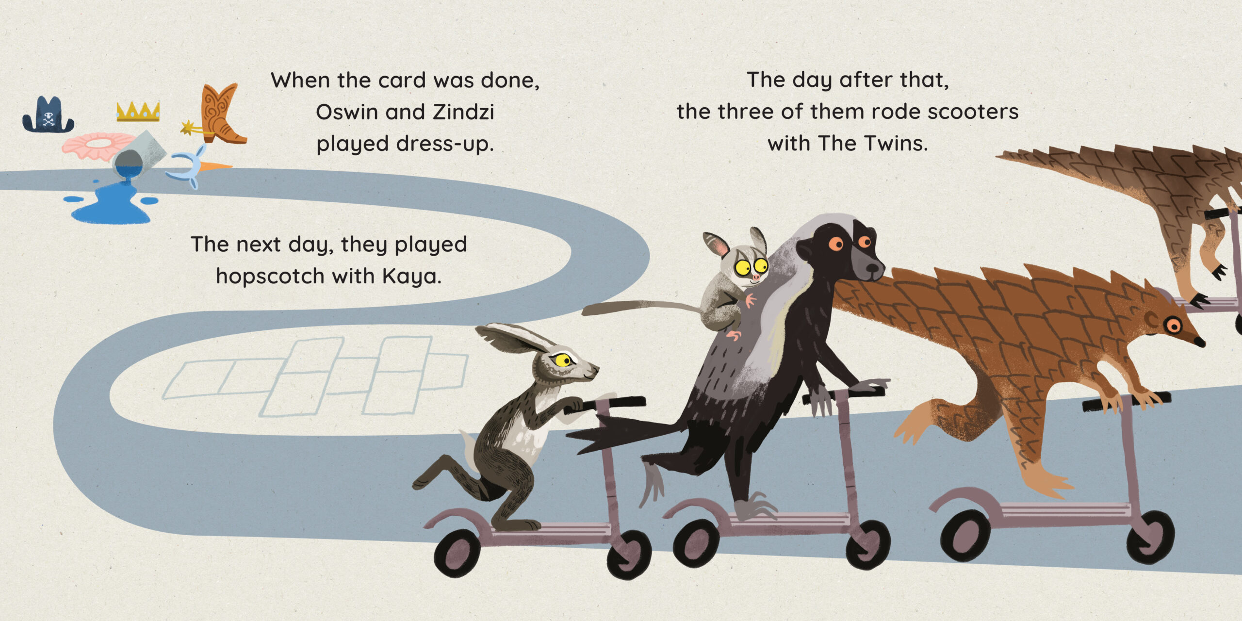 Best Friends — original illustrated page 9, English text included