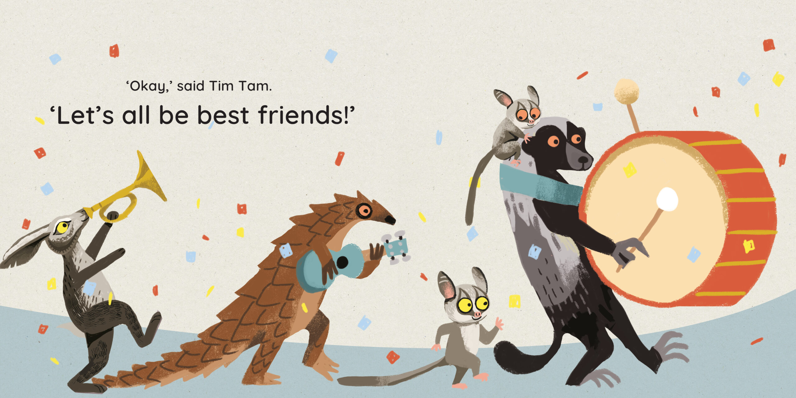 Best Friends — original illustrated page 13, English text included