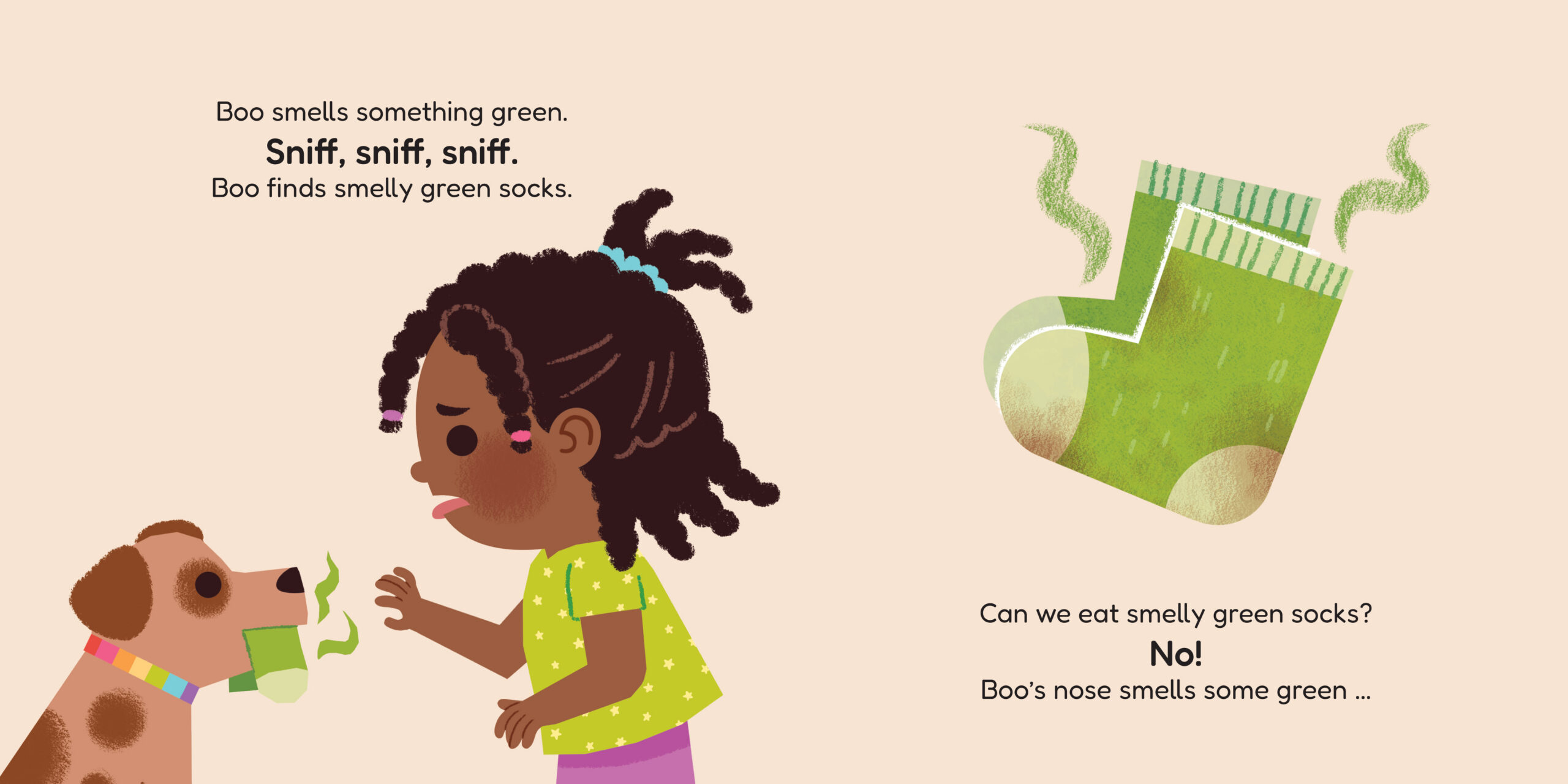 Can we eat a rainbow? — original illustrated page 3, English text included