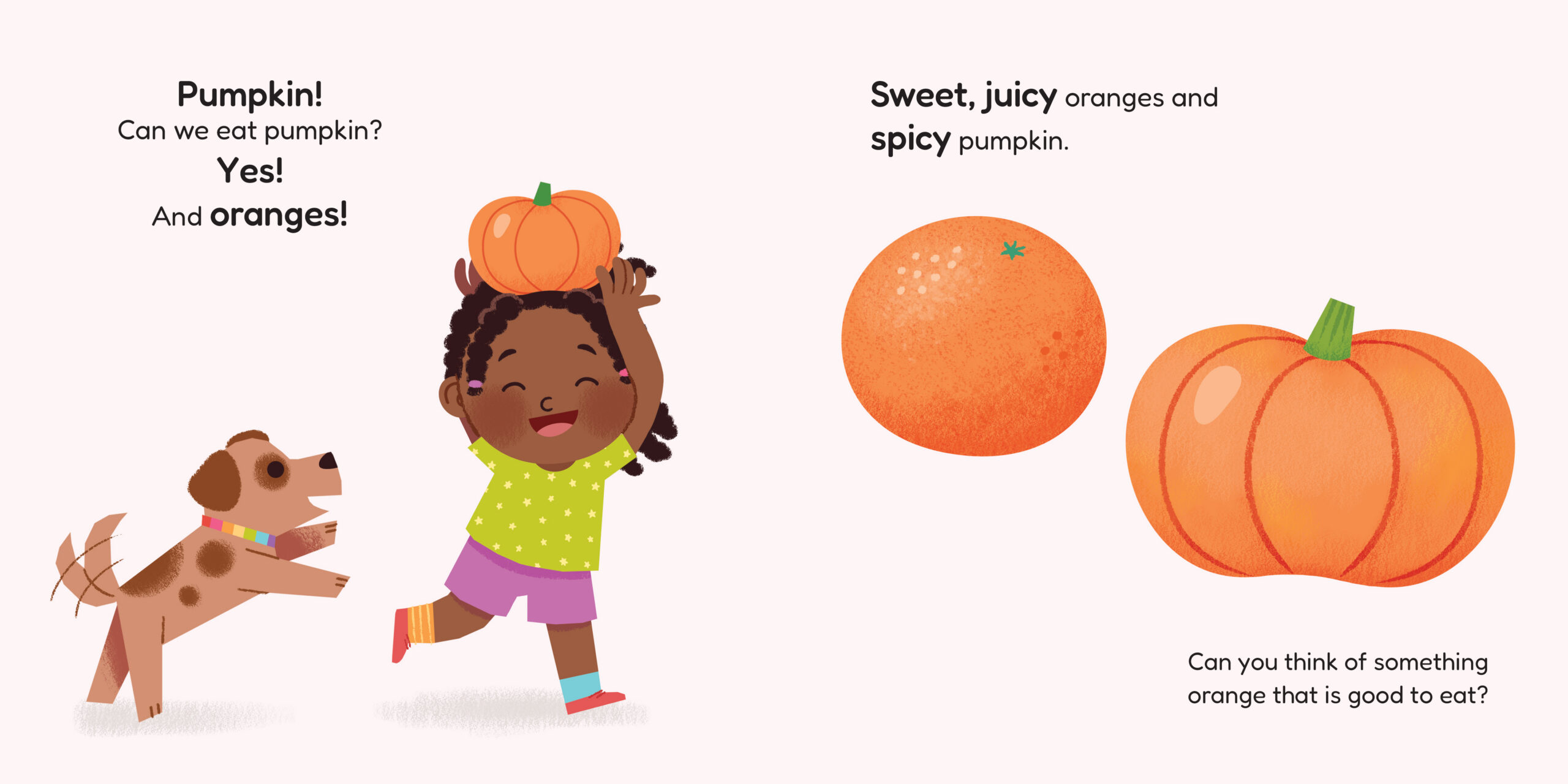 Can we eat a rainbow? — original illustrated page 8, English text included