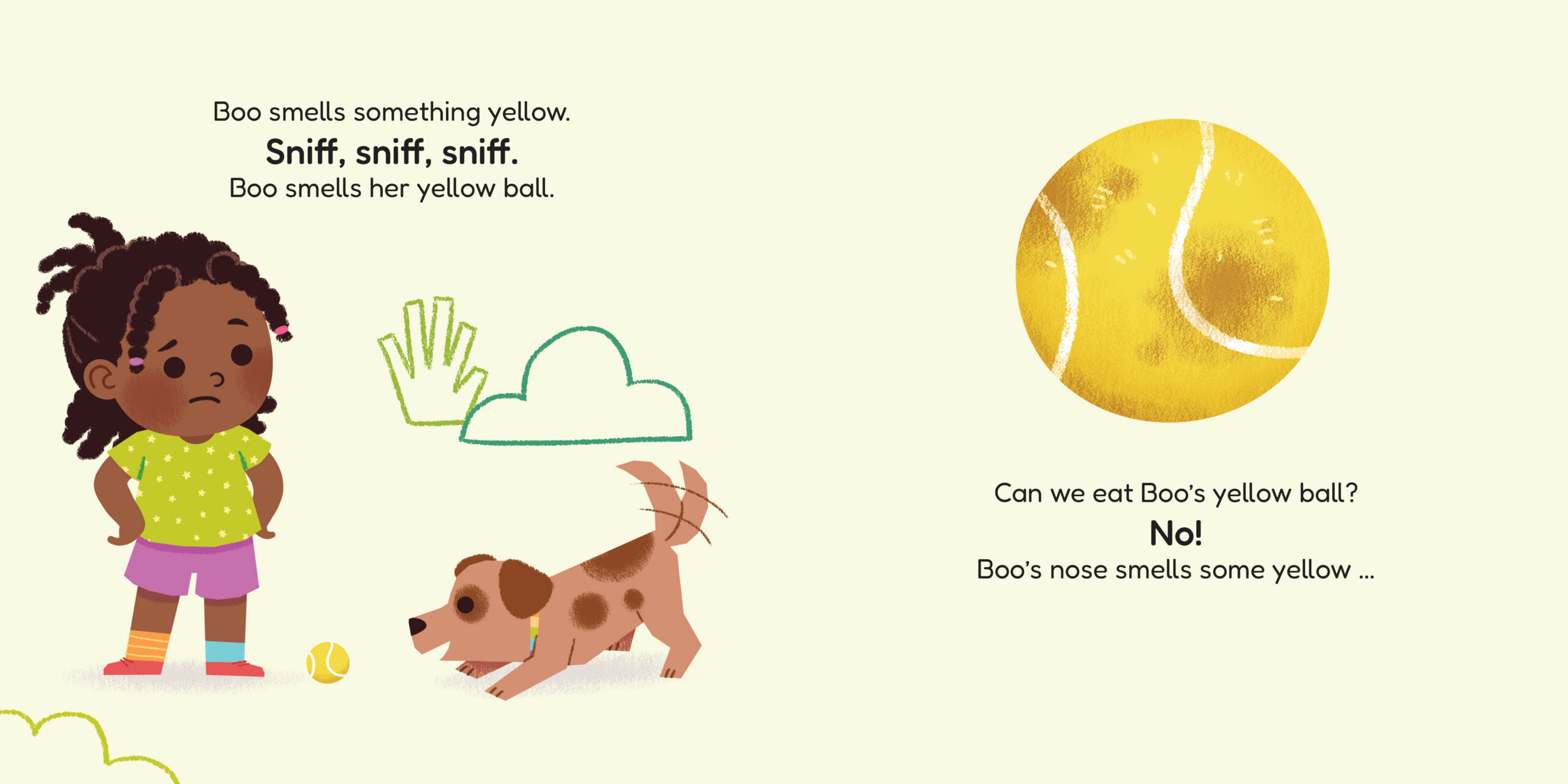 Can we eat a rainbow? — original illustrated page 9, English text included