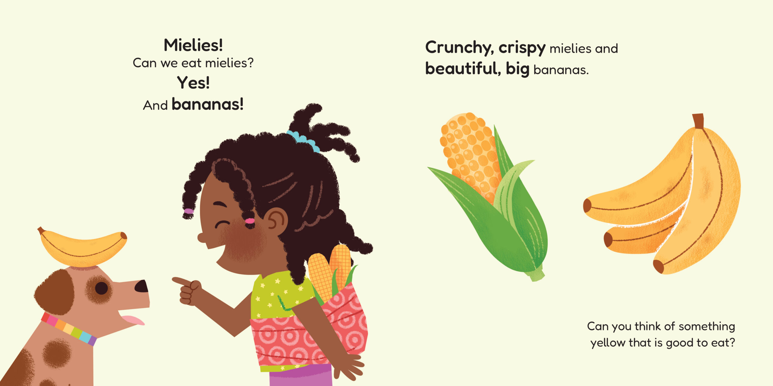 Can we eat a rainbow? — original illustrated page 10, English text included
