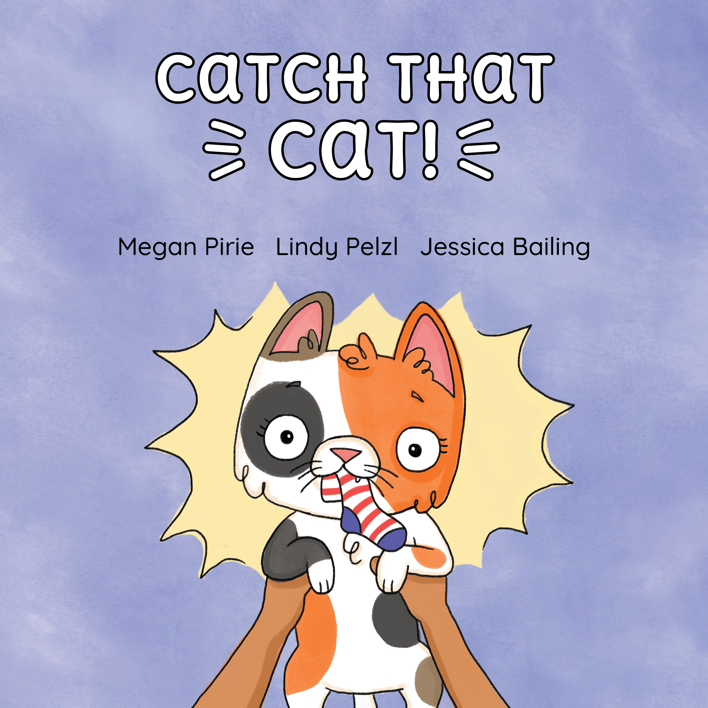 Catch That Cat! — original illustrated page 1, English text included