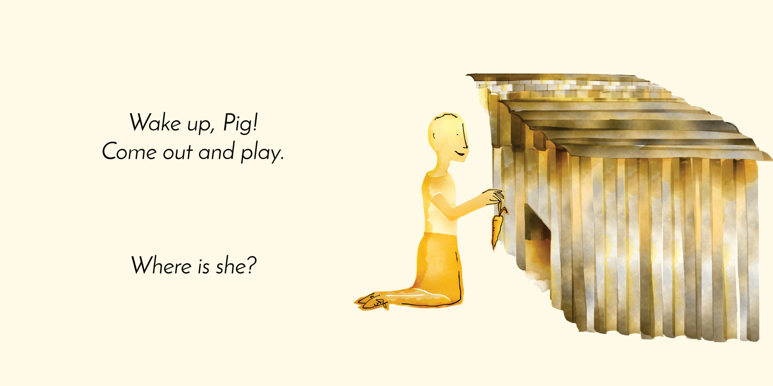 Clever Pig — original illustrated page 5, English text included