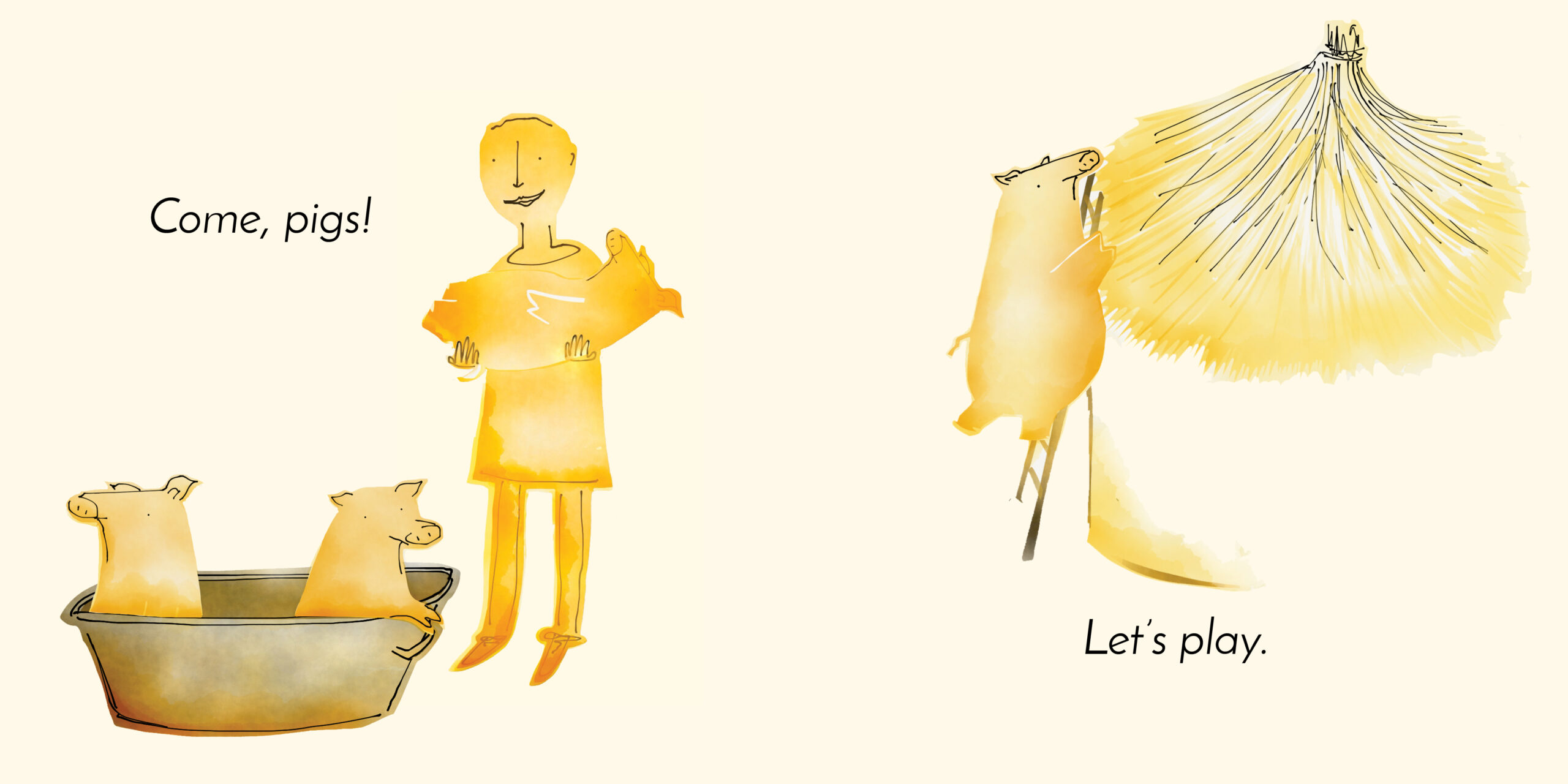 Clever Pig — original illustrated page 11, English text included