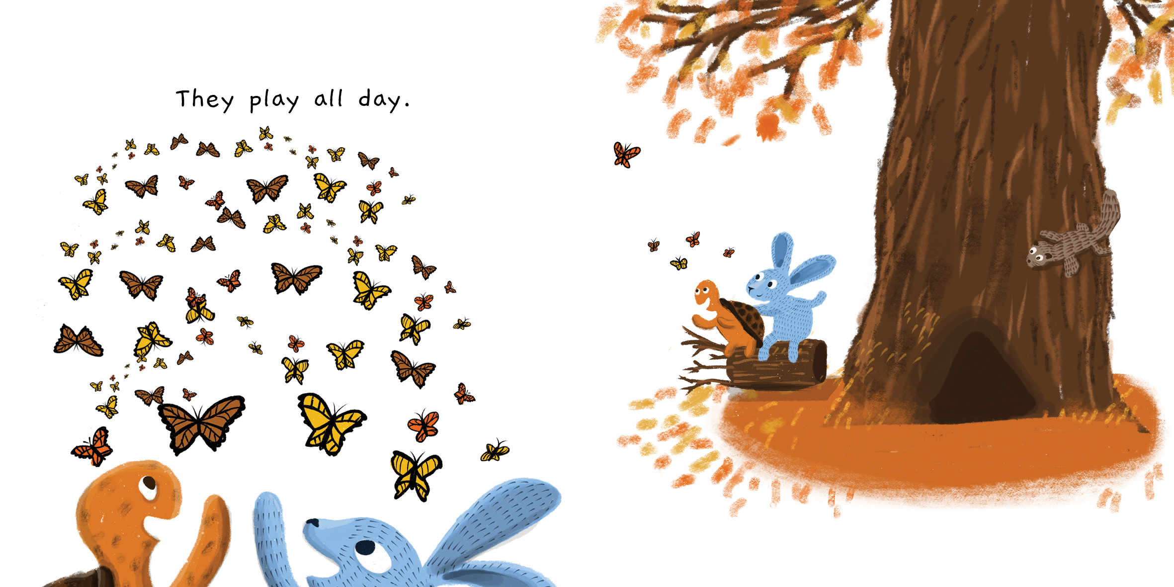 Come stay with me — original illustrated page 6, English text included