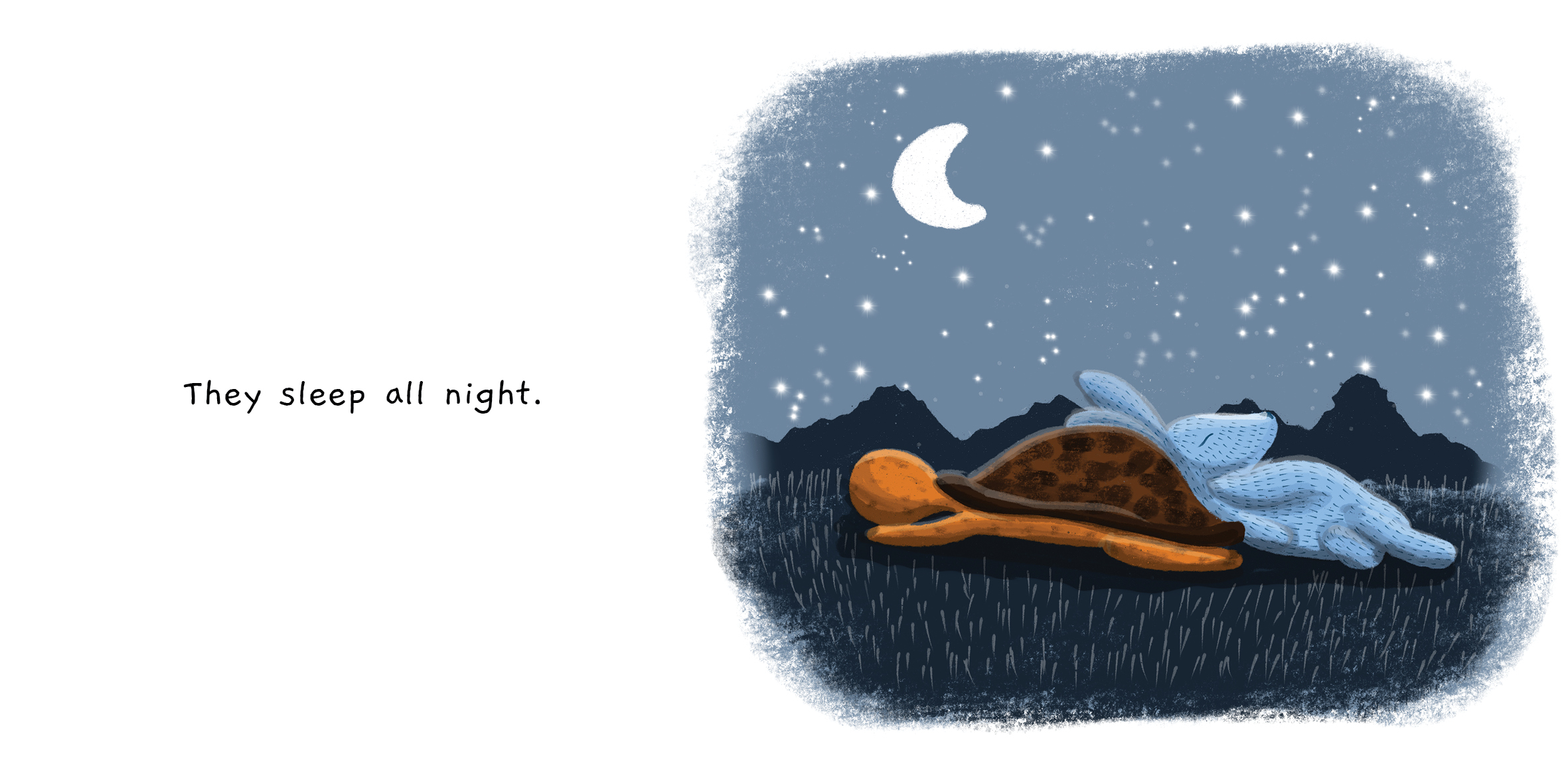 Come stay with me — original illustrated page 8, English text included