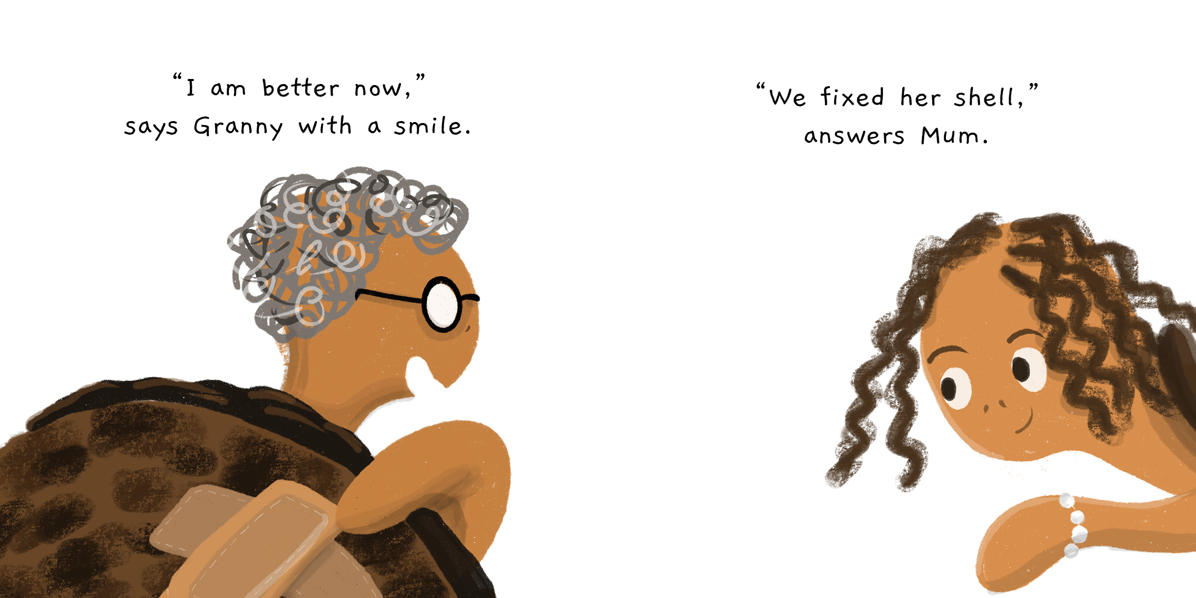 Come stay with me — original illustrated page 11, English text included