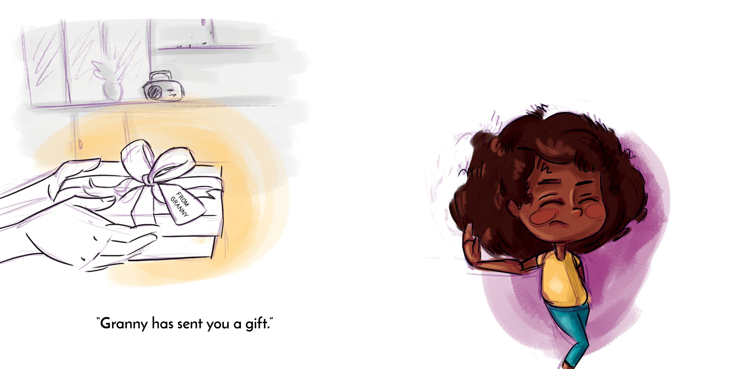 Dance, Mihlali! — original illustrated page 6, English text included