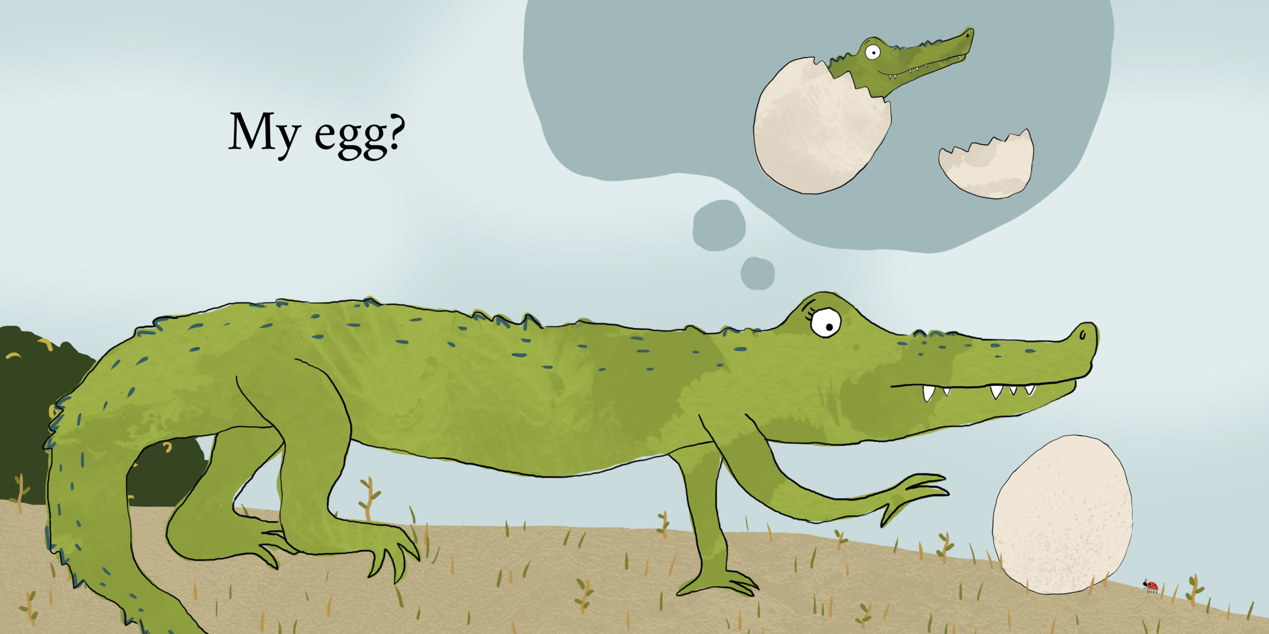 Egg — original illustrated page 3, English text included