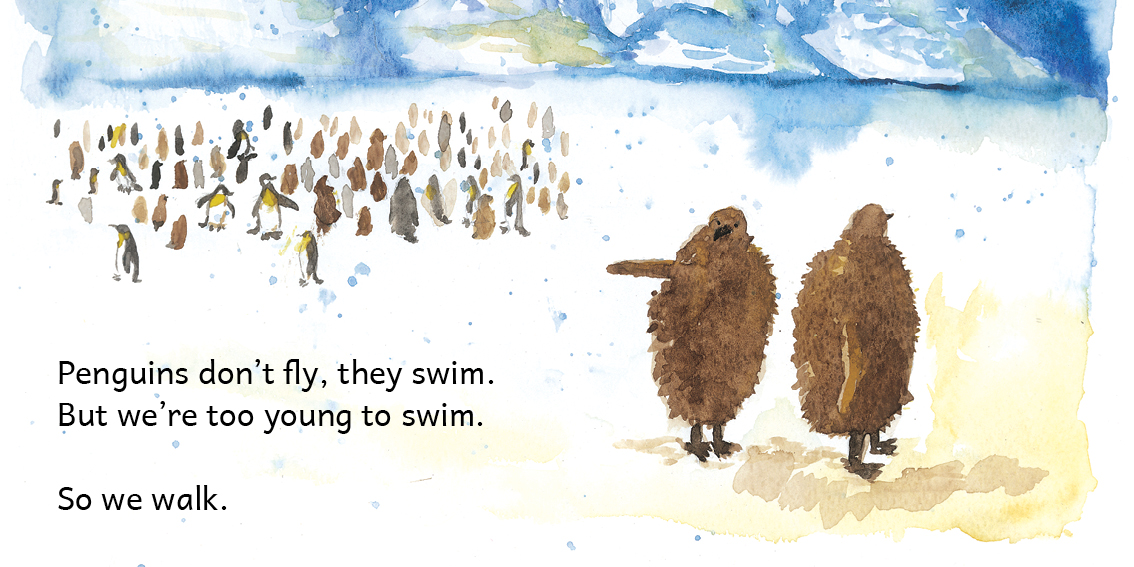 Feathered Friends — original illustrated page 5, English text included