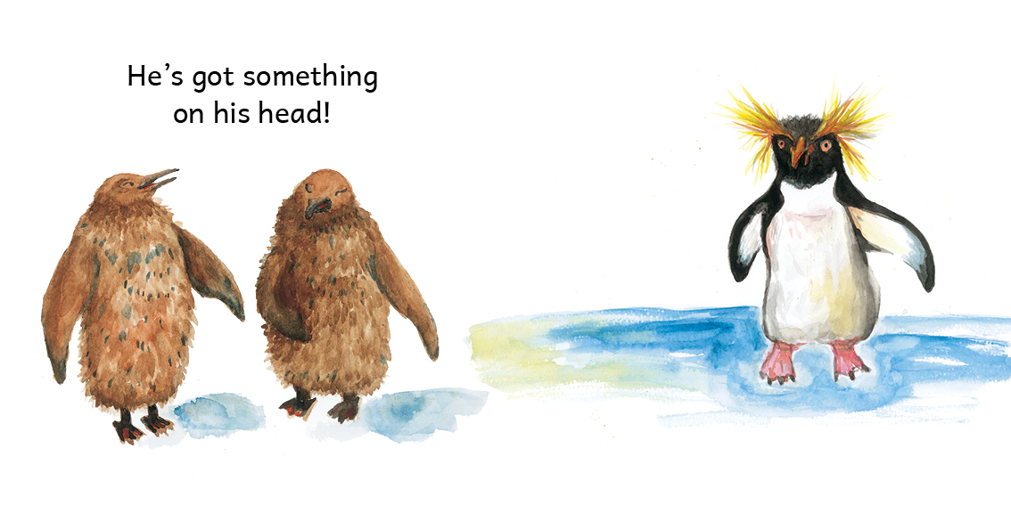 Feathered Friends — original illustrated page 8, English text included