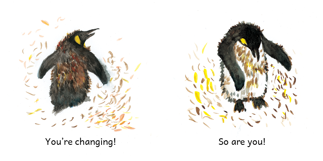 Feathered Friends — original illustrated page 10, English text included