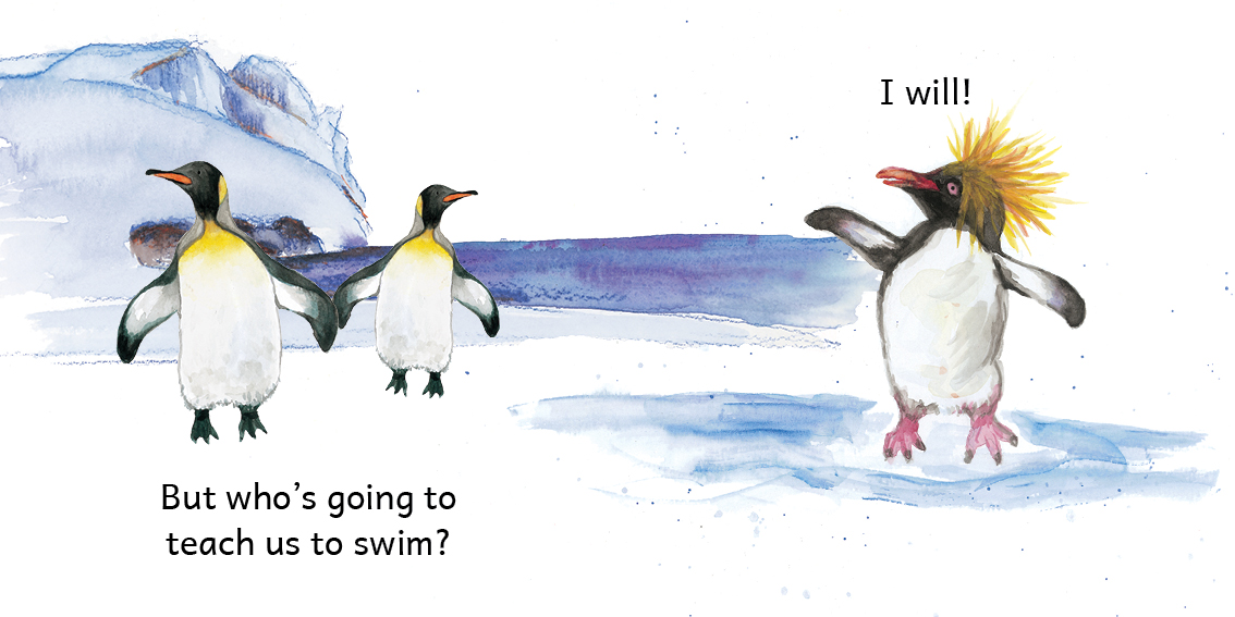 Feathered Friends — original illustrated page 13, English text included
