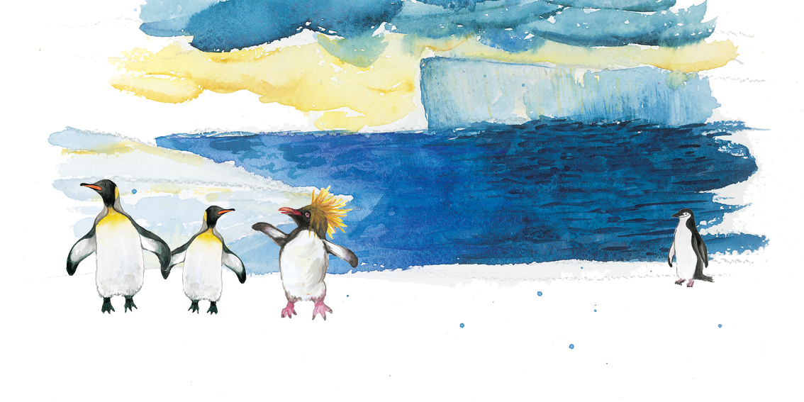 Feathered Friends — original illustrated page 15, English text included