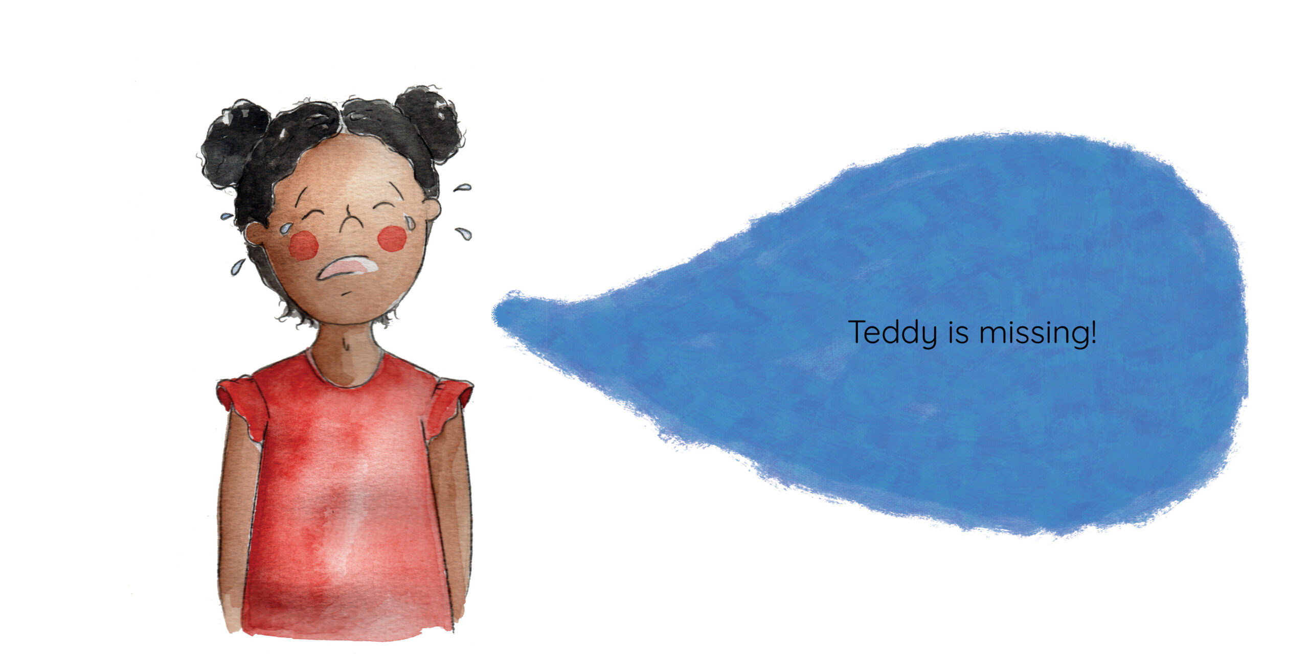 Fifi and Teddy — original illustrated page 10, English text included