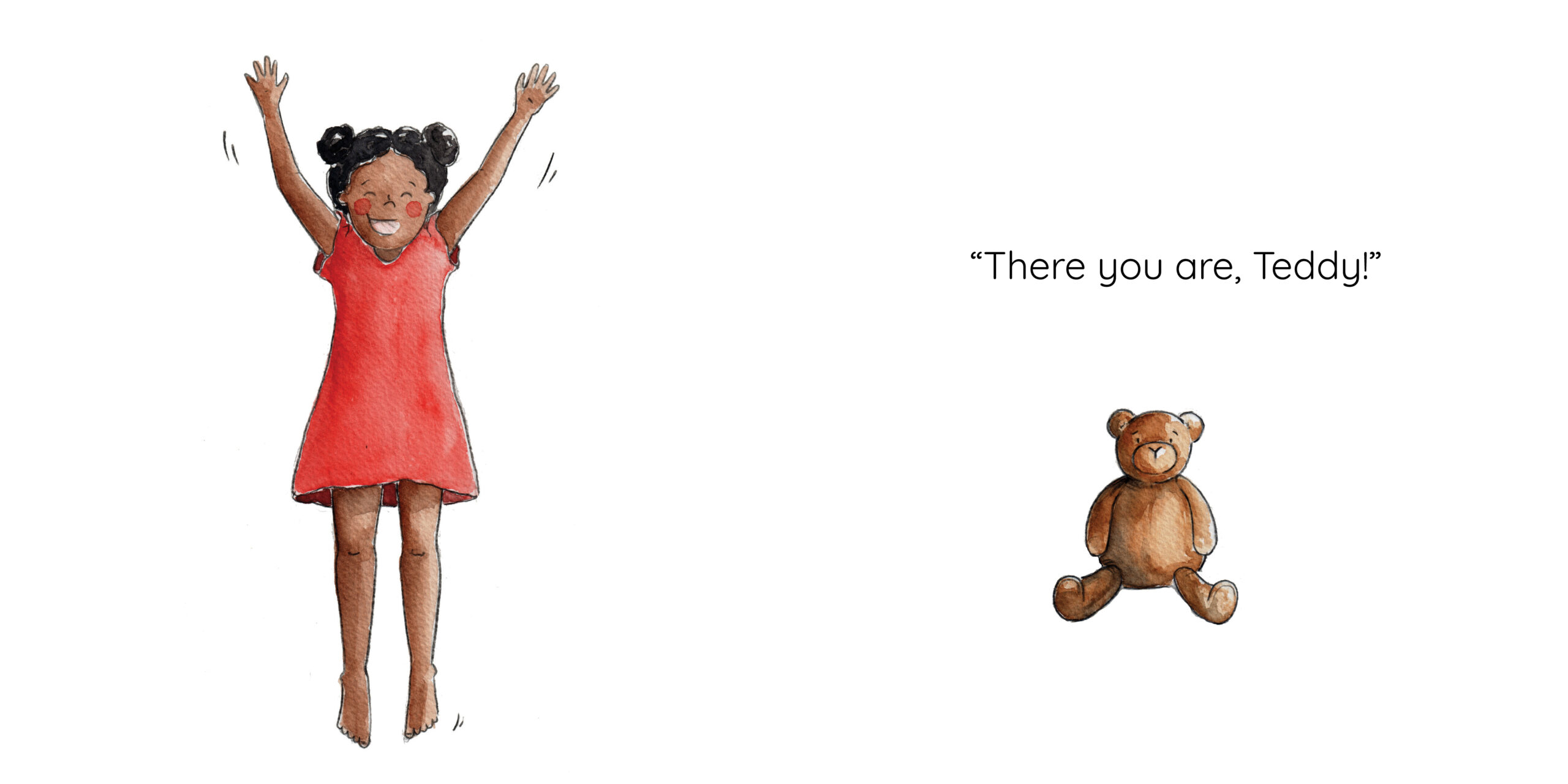 Fifi and Teddy — original illustrated page 12, English text included