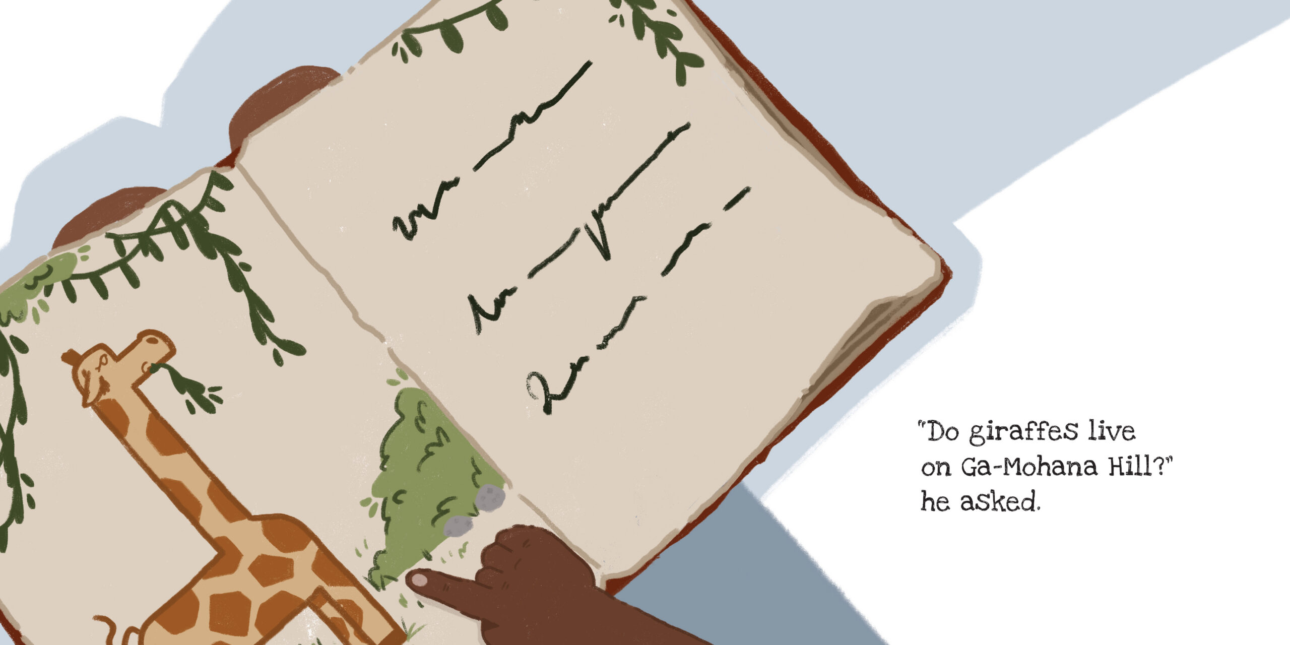 Ga-Mohana – The Hill of Wonders — original illustrated page 3, English text included