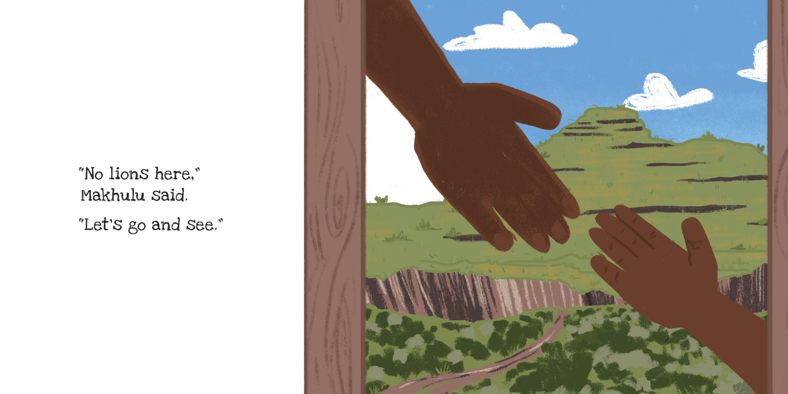 Ga-Mohana – The Hill of Wonders — original illustrated page 6, English text included