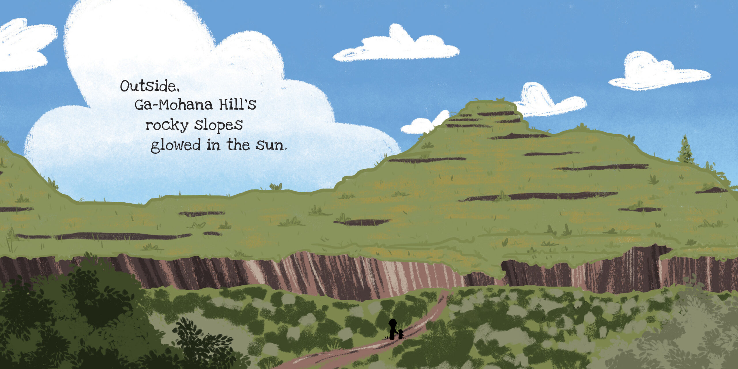 Ga-Mohana – The Hill of Wonders — original illustrated page 7, English text included