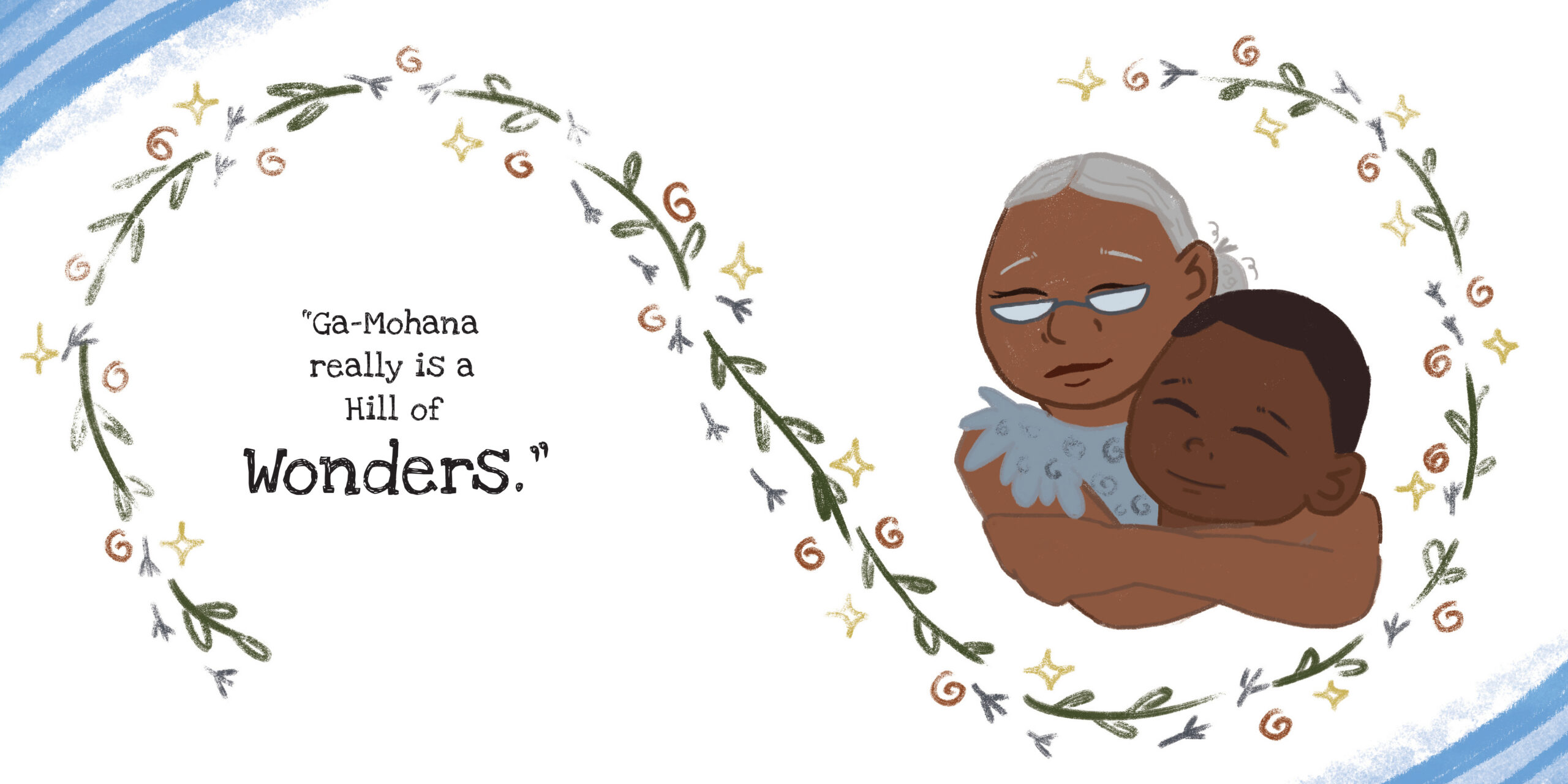Ga-Mohana – The Hill of Wonders — original illustrated page 13, English text included