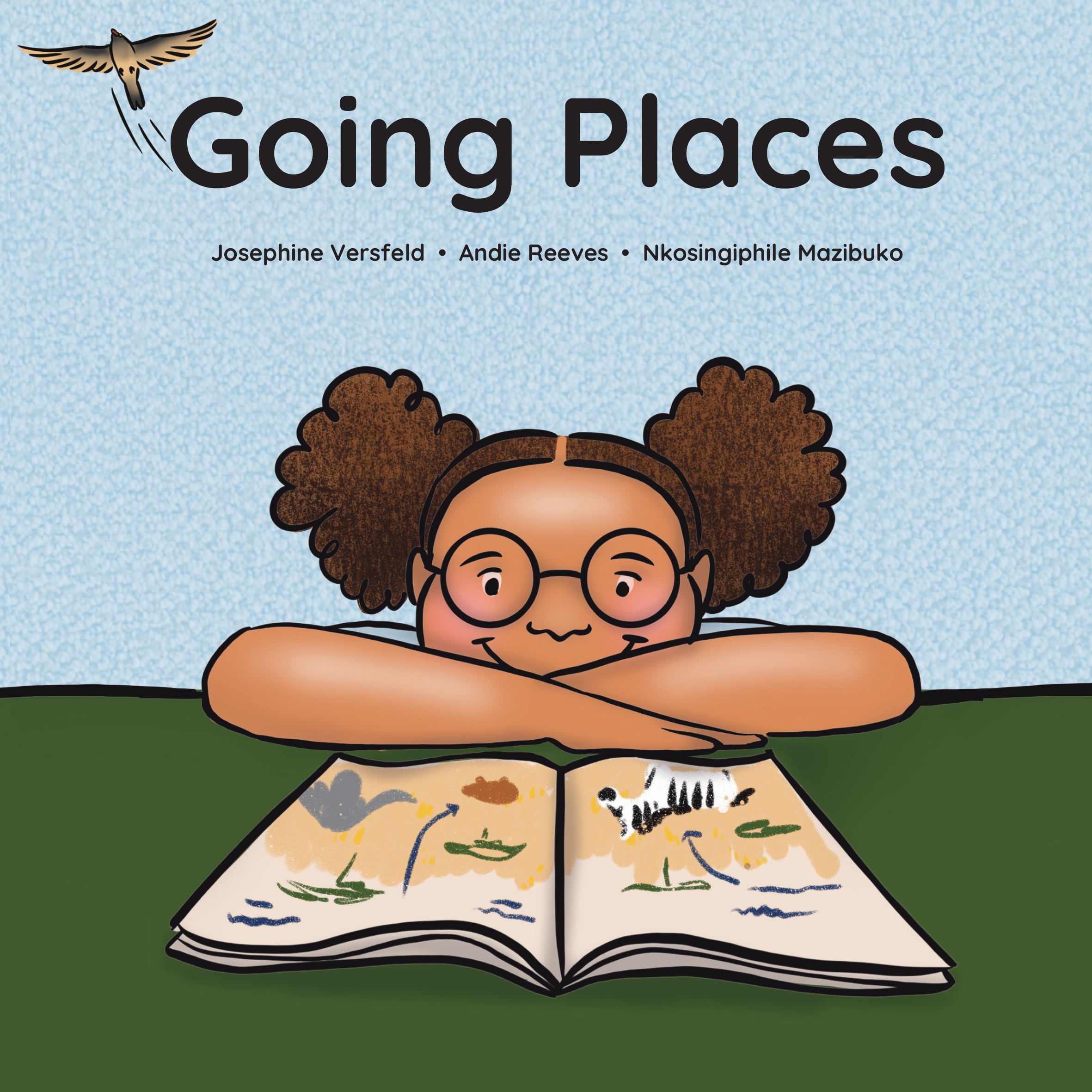 Going Places — original illustrated page 1, English text included