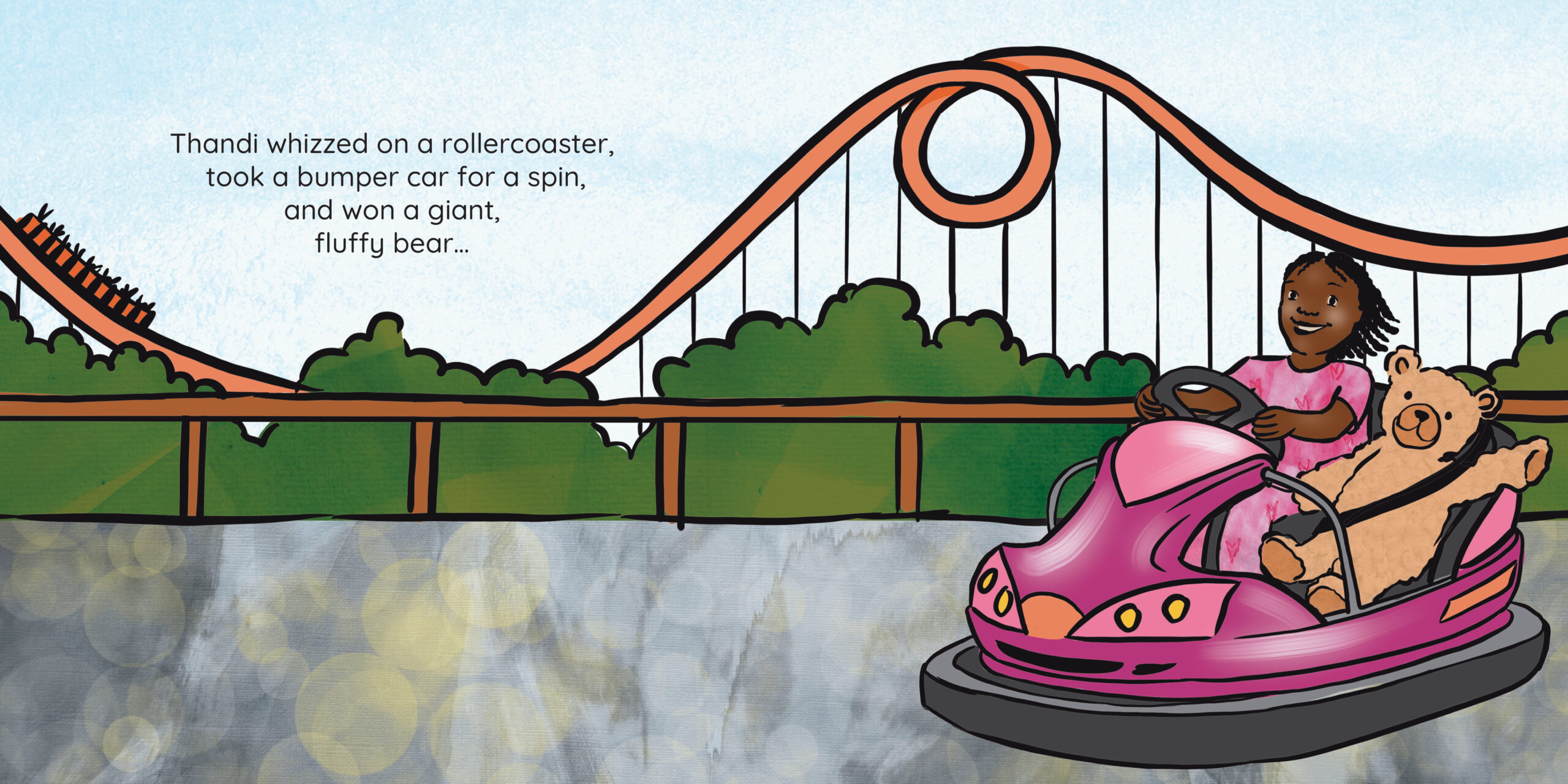Going Places — original illustrated page 2, English text included