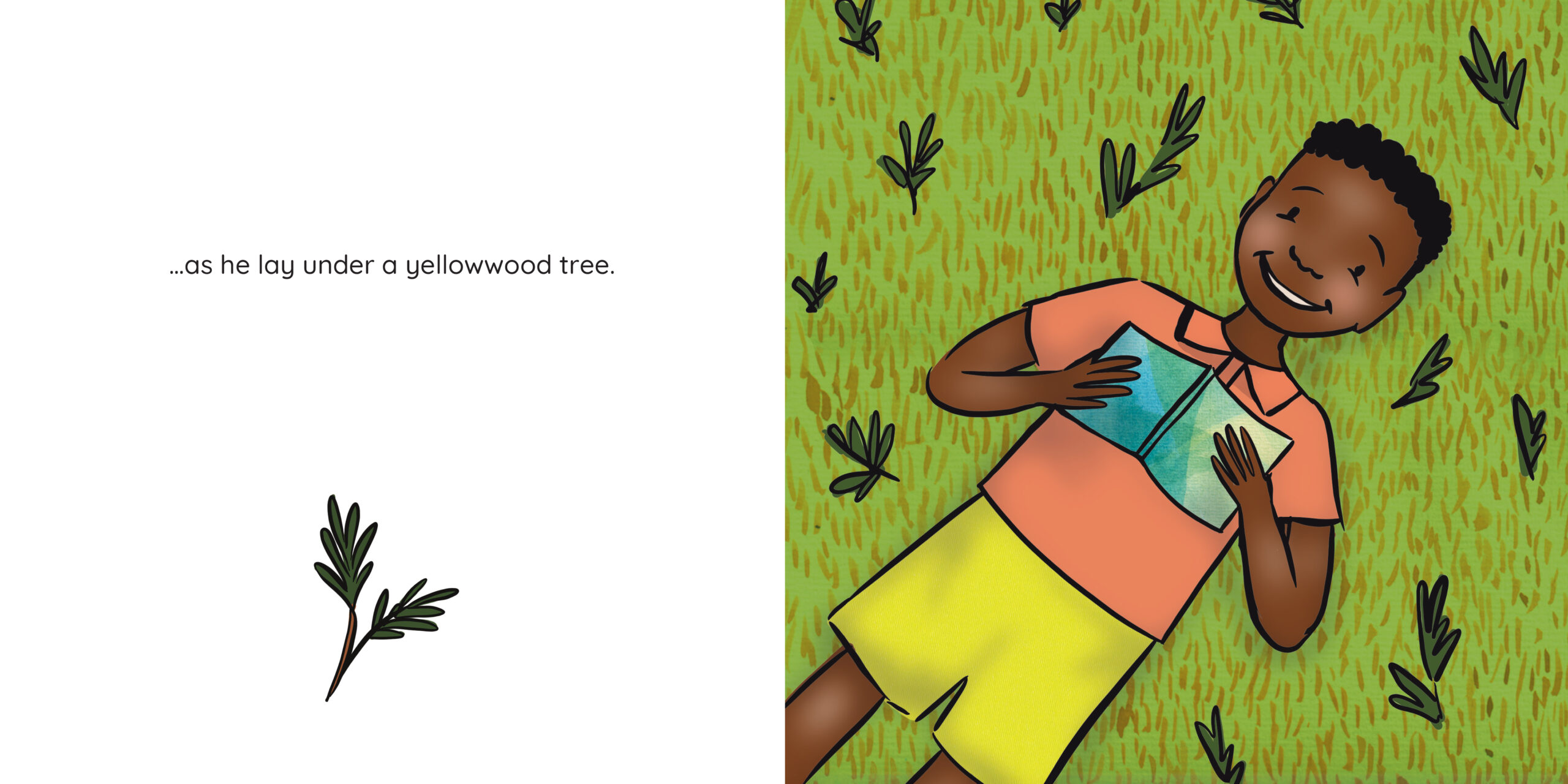 Going Places — original illustrated page 5, English text included