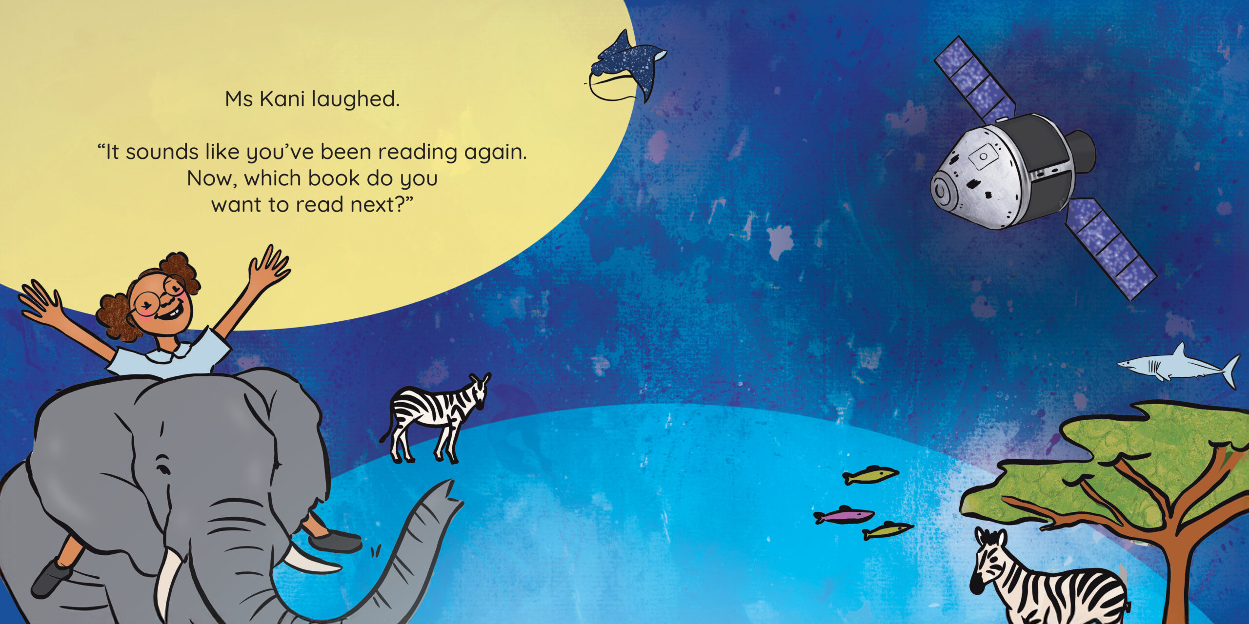 Going Places — original illustrated page 12, English text included