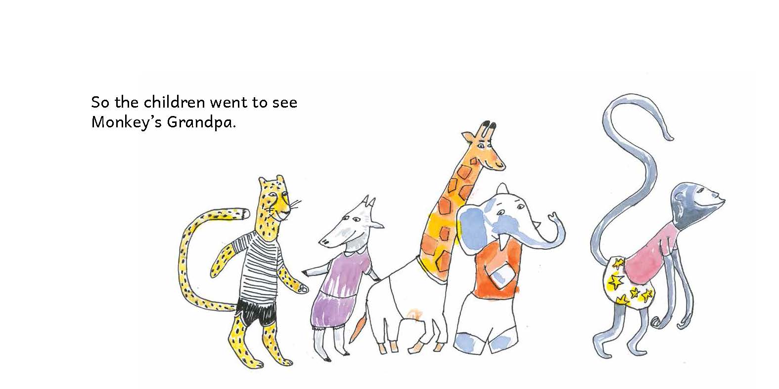 Grandpa’s Gold — original illustrated page 9, English text included