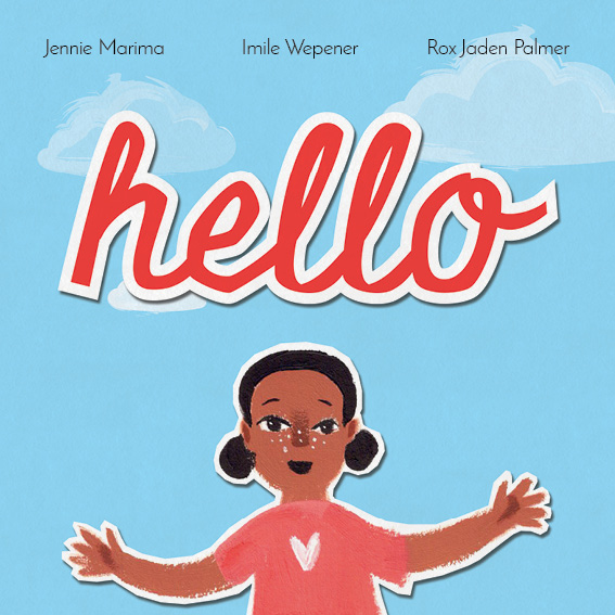 Hello — original illustrated page 1, English text included