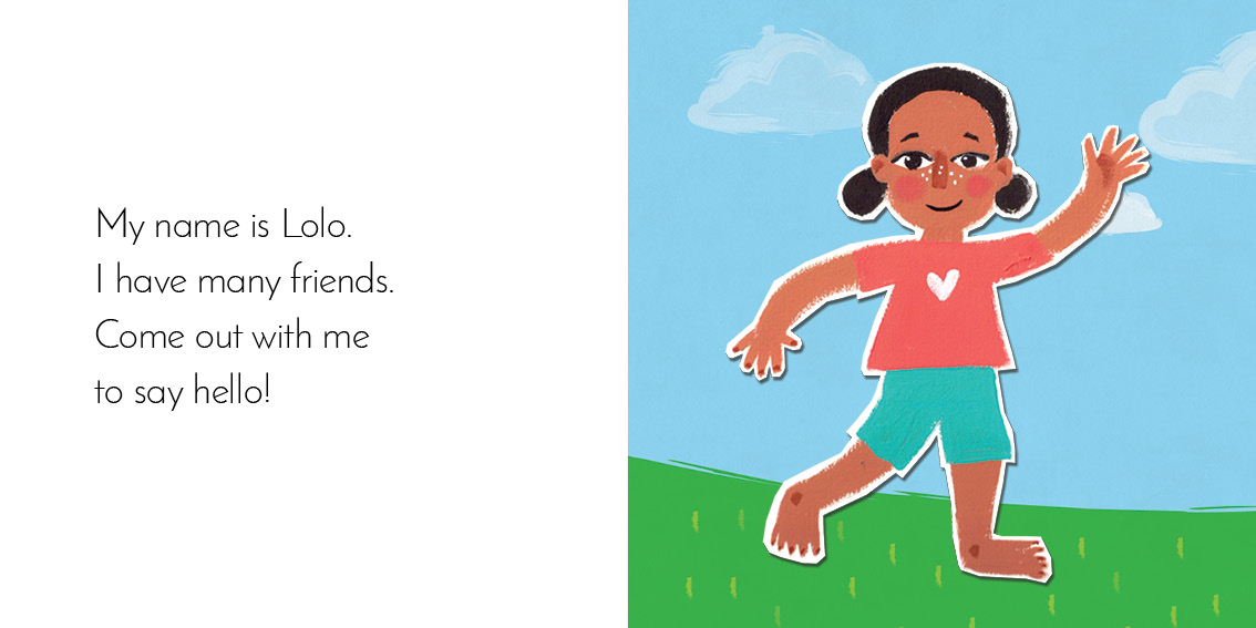 Hello — original illustrated page 4, English text included