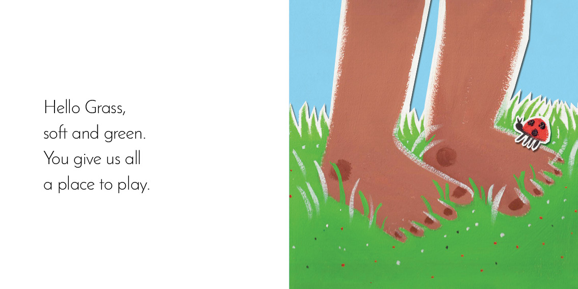 Hello — original illustrated page 6, English text included